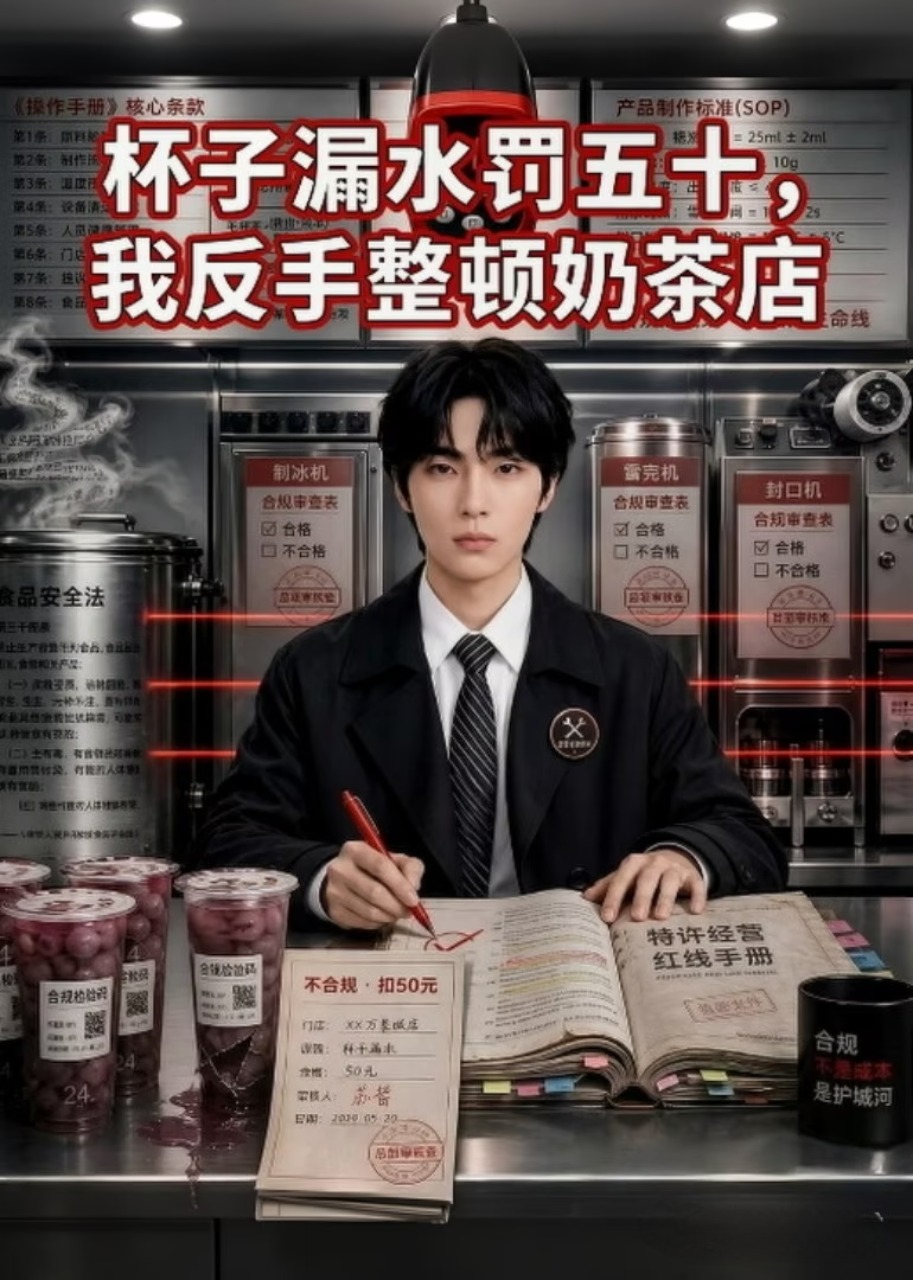 杯子漏水罚五十，我反手整顿奶茶店