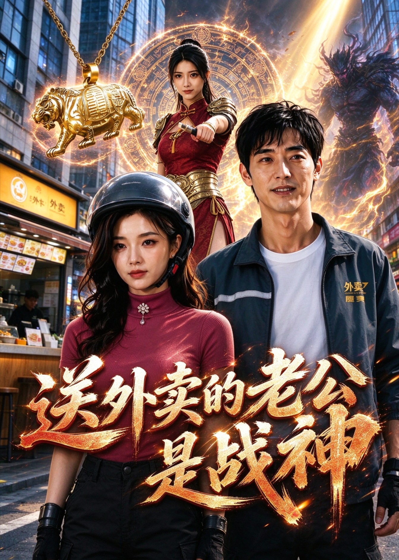 送外卖的老公是战神封面图