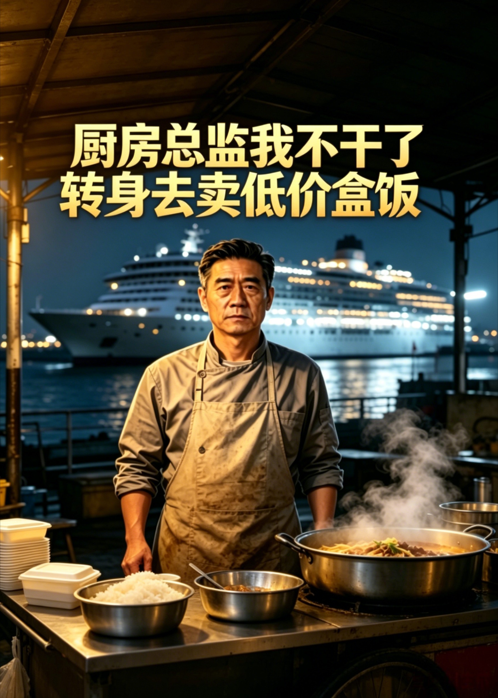 厨房总监我不干了，转身去卖低价盒饭