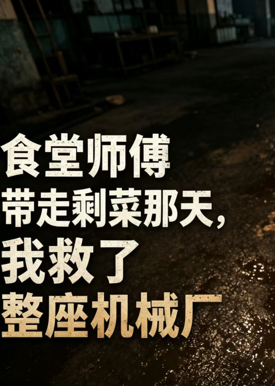 食堂师傅带走剩菜那天，我救了整座机械厂