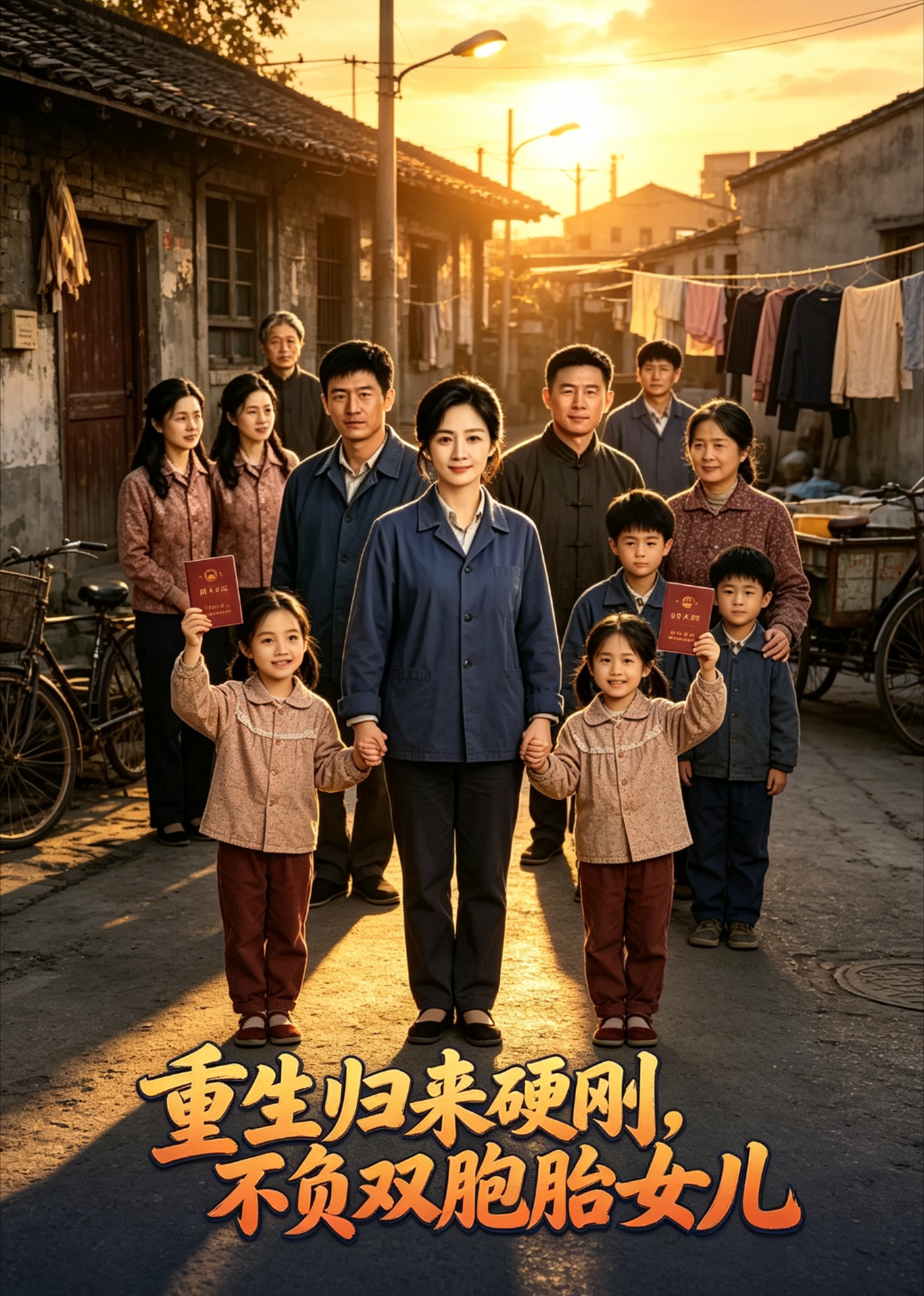 重生归来硬刚，不负双胞胎女儿封面图