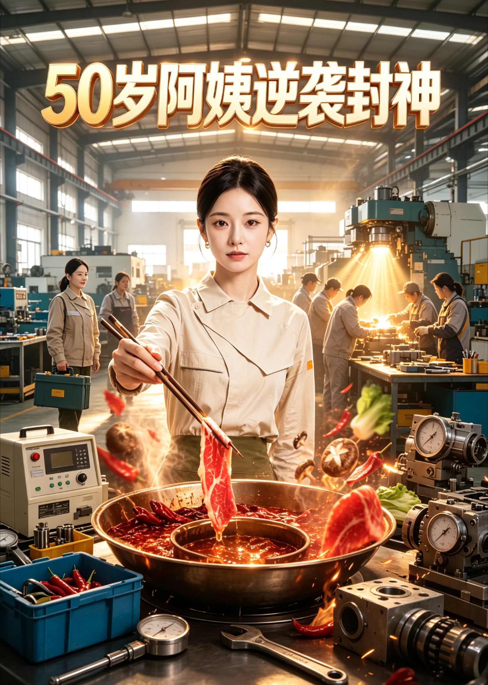 50岁阿姨逆袭封神封面图