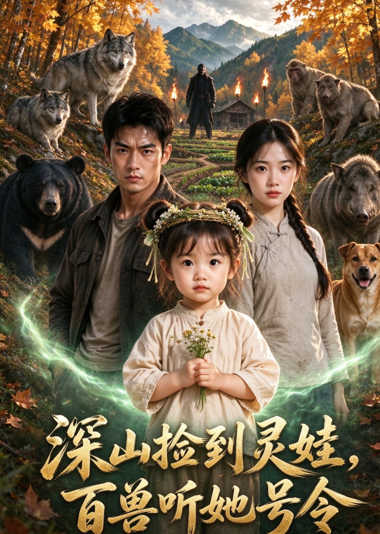 深山捡到灵娃，百兽听她号令封面图