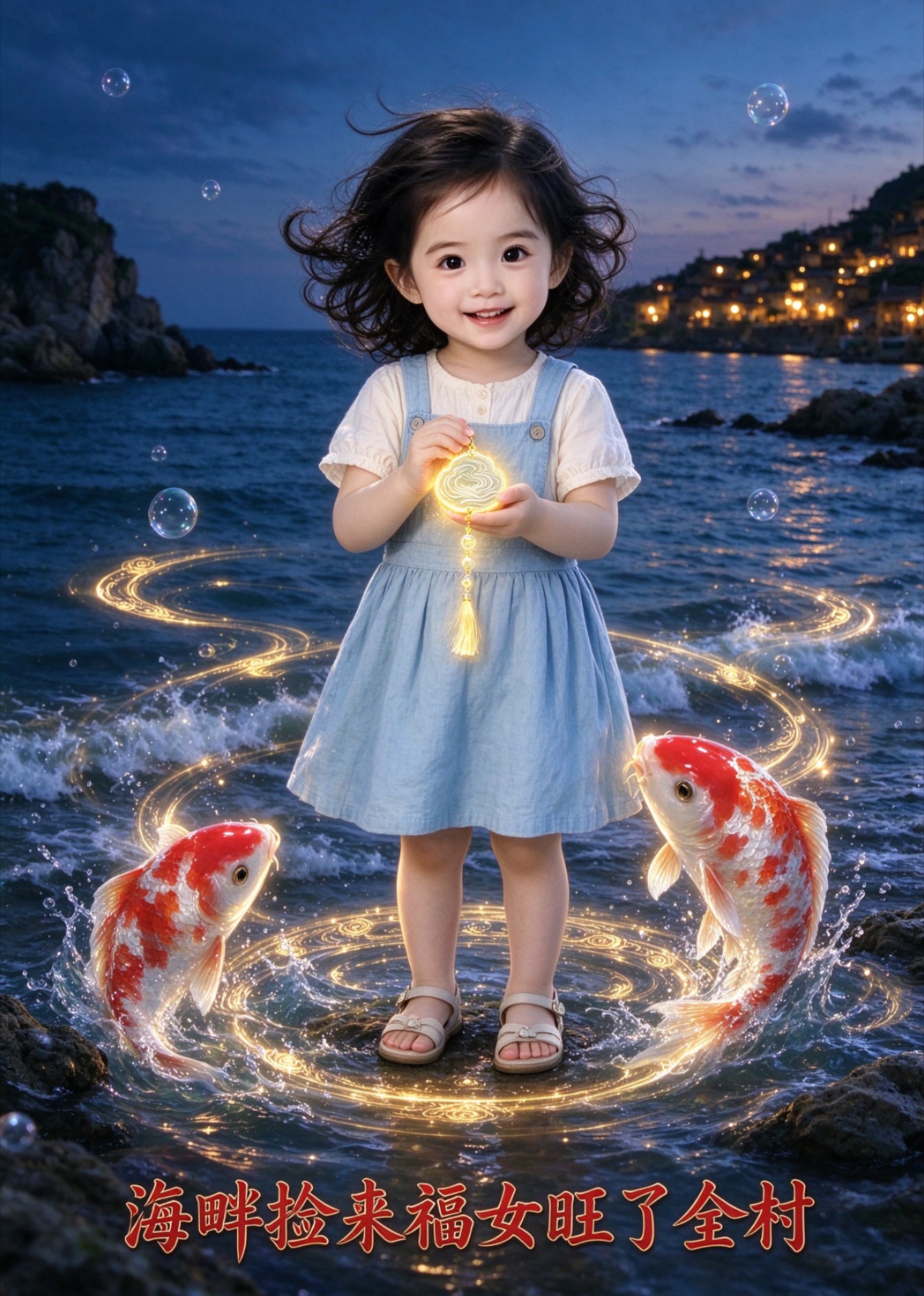 海畔捡来福女旺了全村封面图