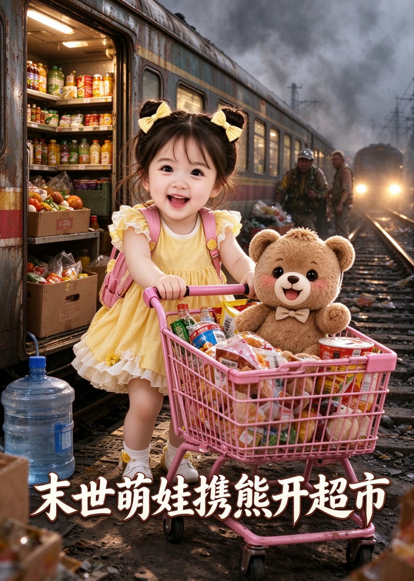 末世萌娃携熊开超市封面图