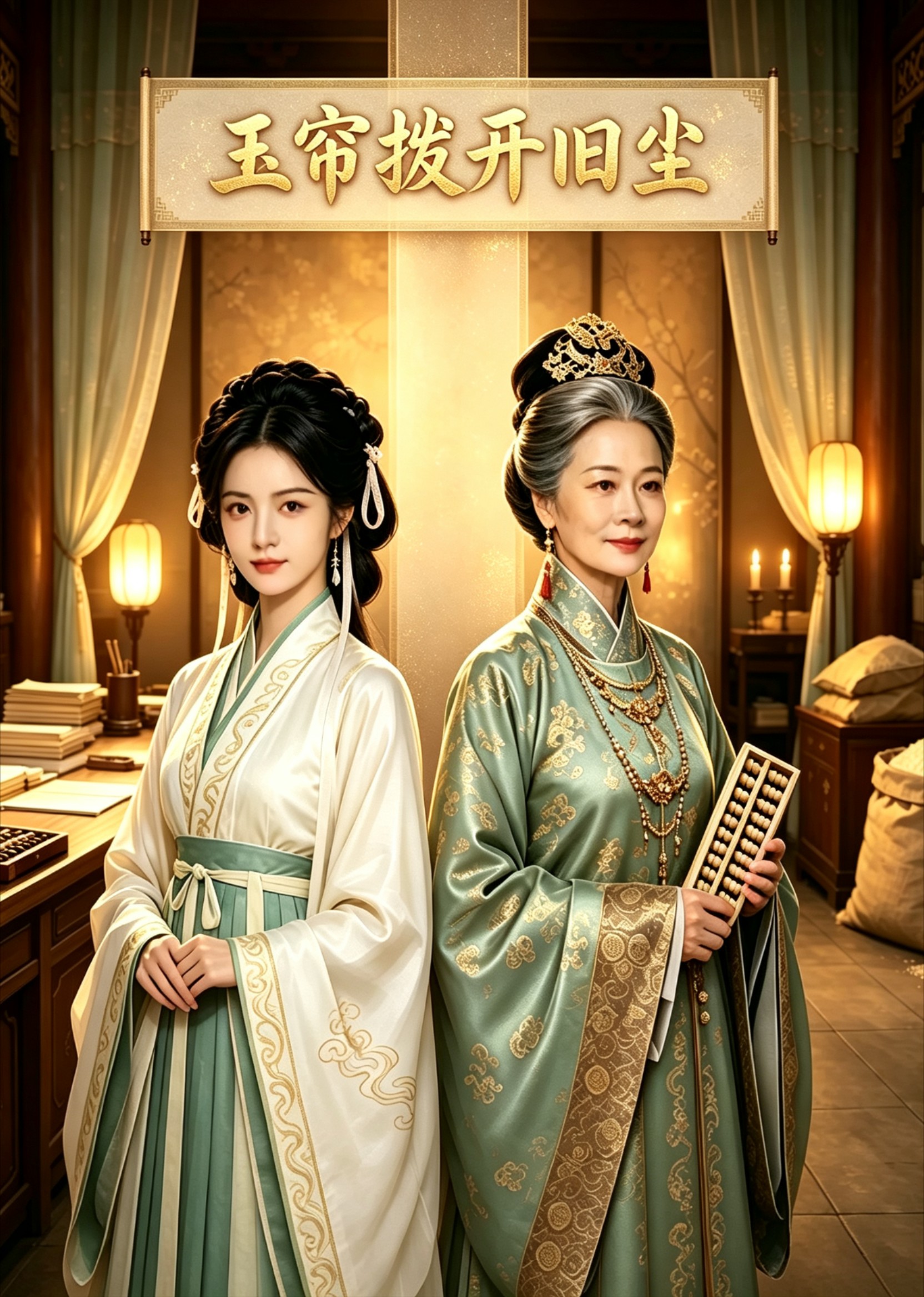 玉帘拨开旧尘