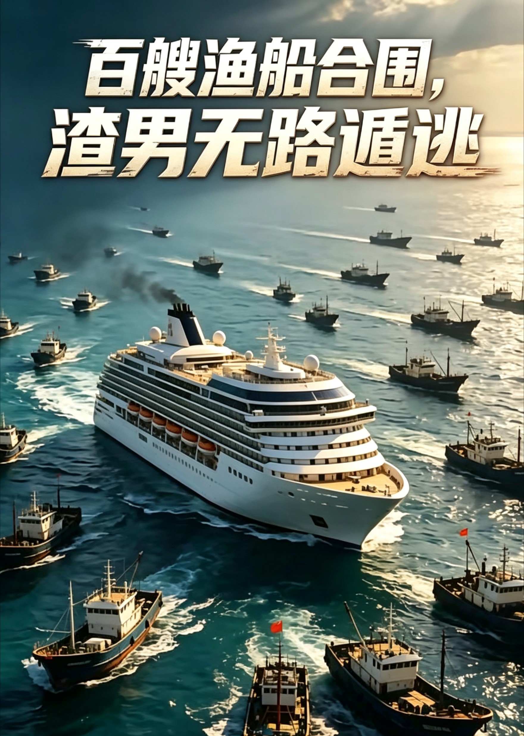 百艘渔船合围，渣男无路遁逃