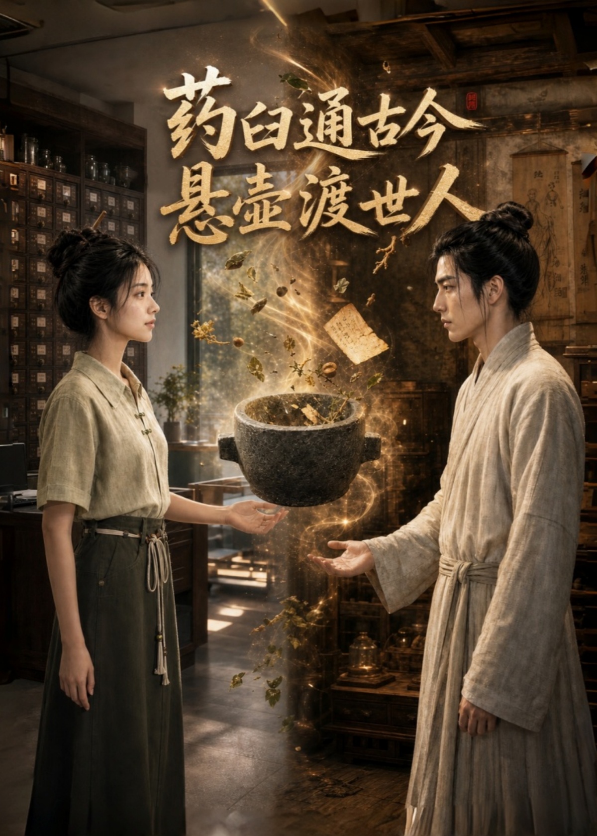 药臼通古今，悬壶渡世人