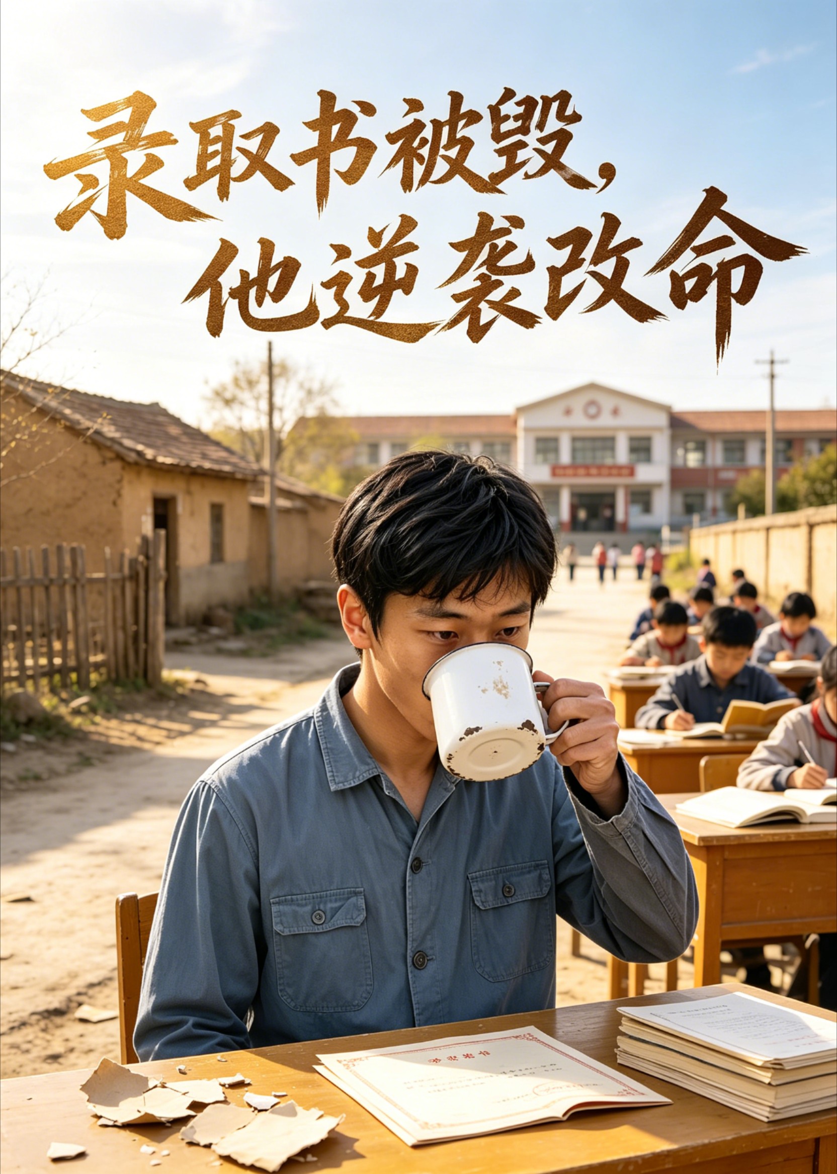 录取书被毁，他逆袭改命