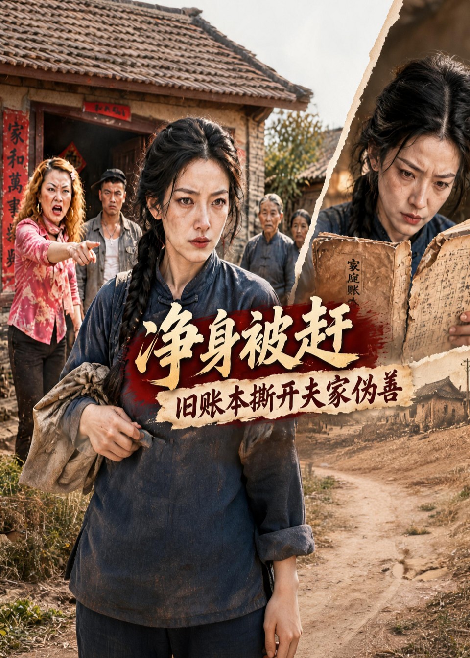 净身被赶，旧账本撕开夫家伪善封面图