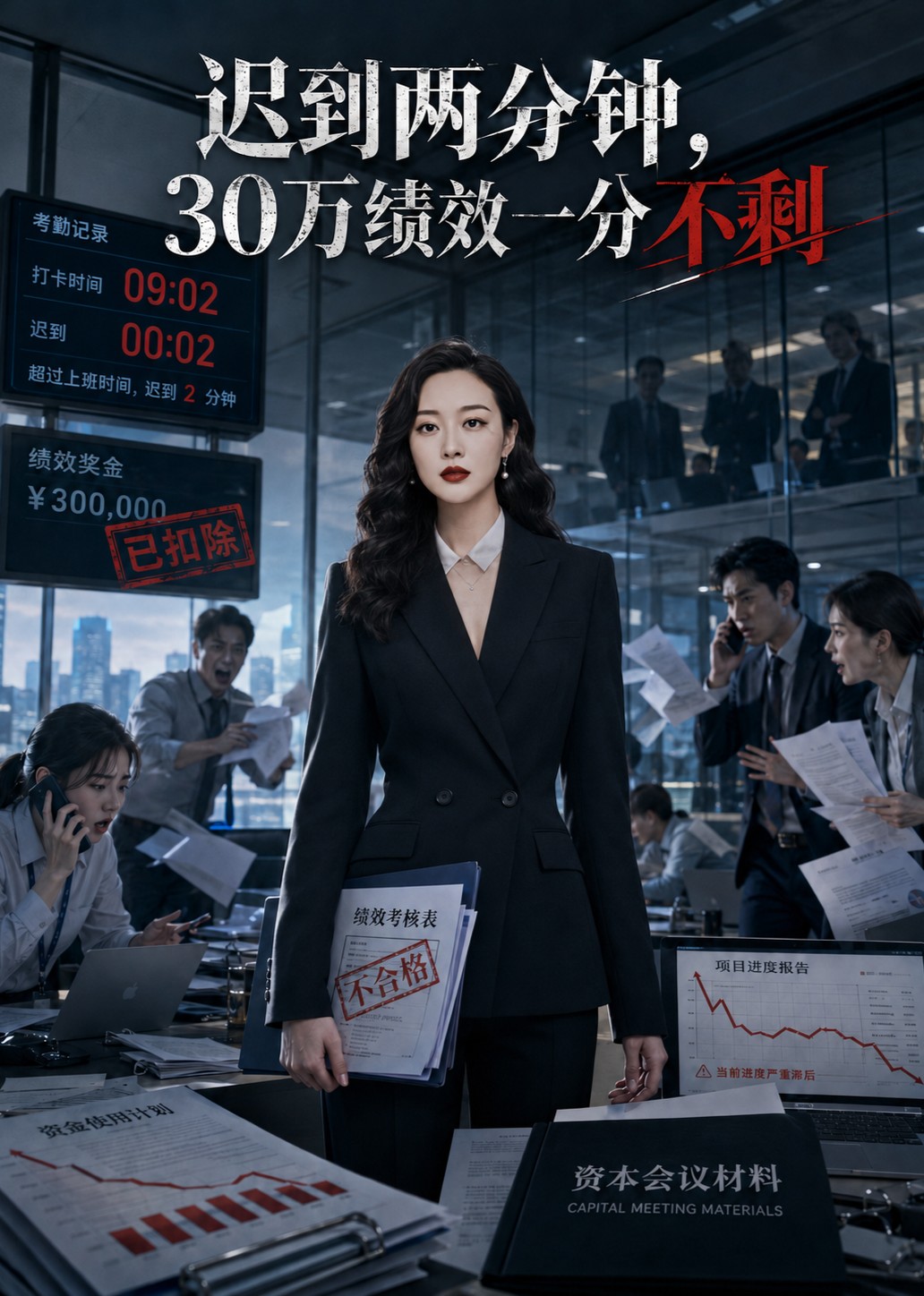 迟到两分钟，30万绩效一分不剩