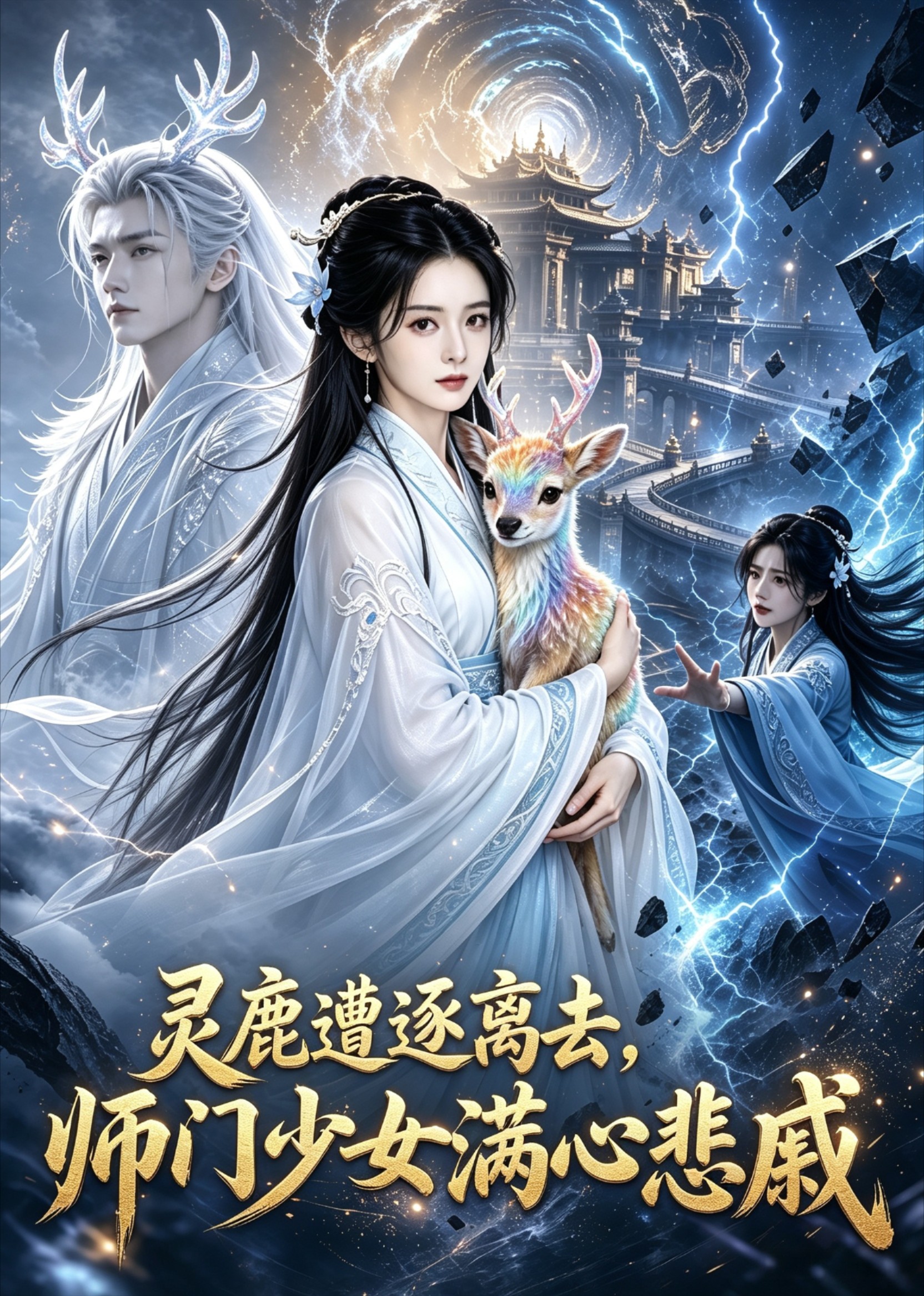 灵鹿遭逐离去，师门少女满心悲戚