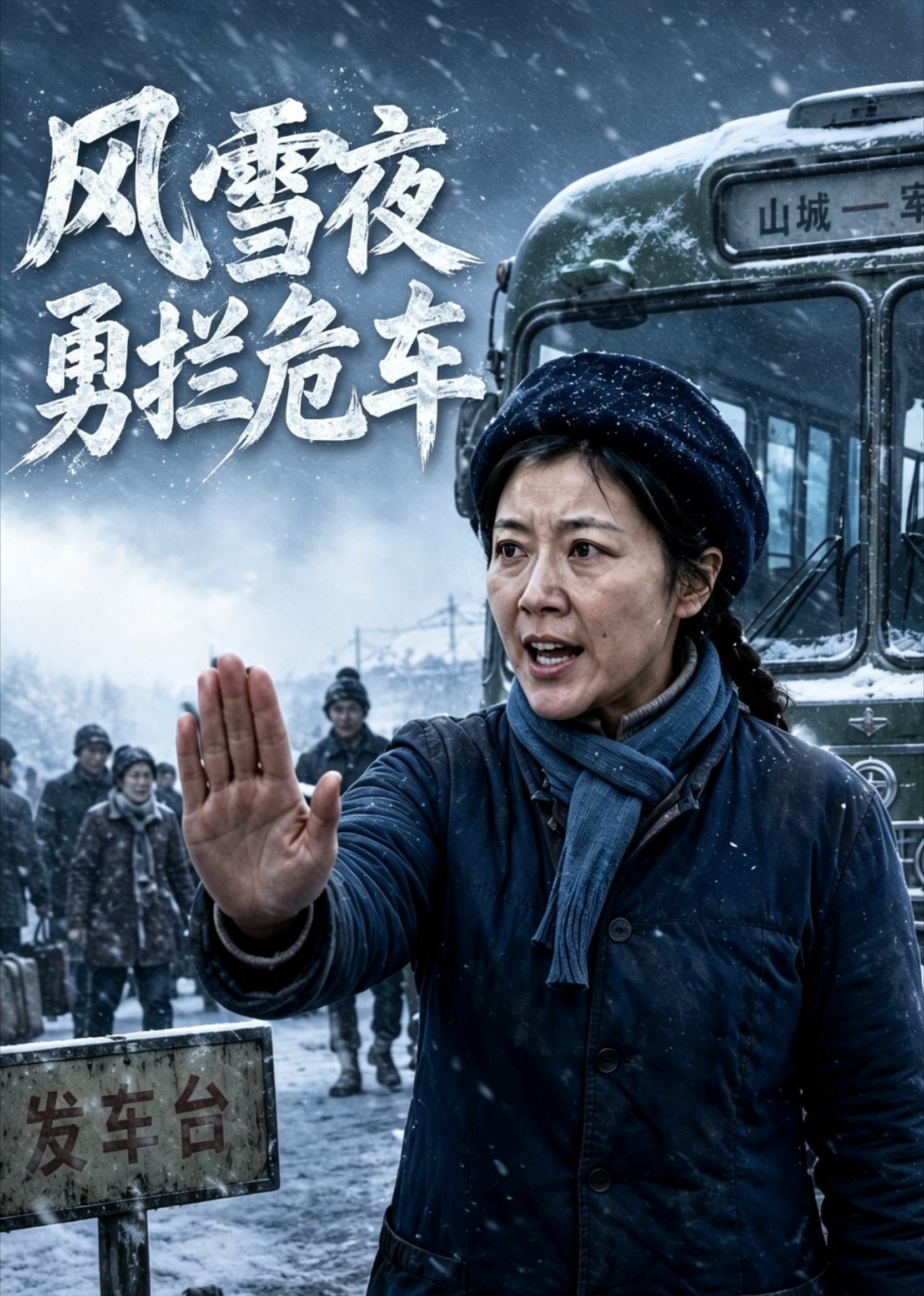 风雪夜勇拦危车