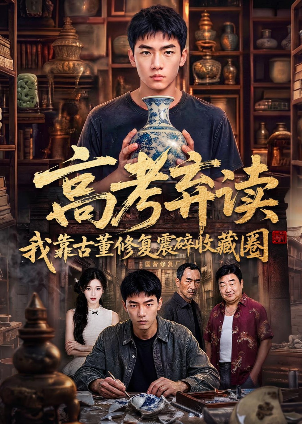 高考弃读我靠古董修复震碎收藏圈封面图
