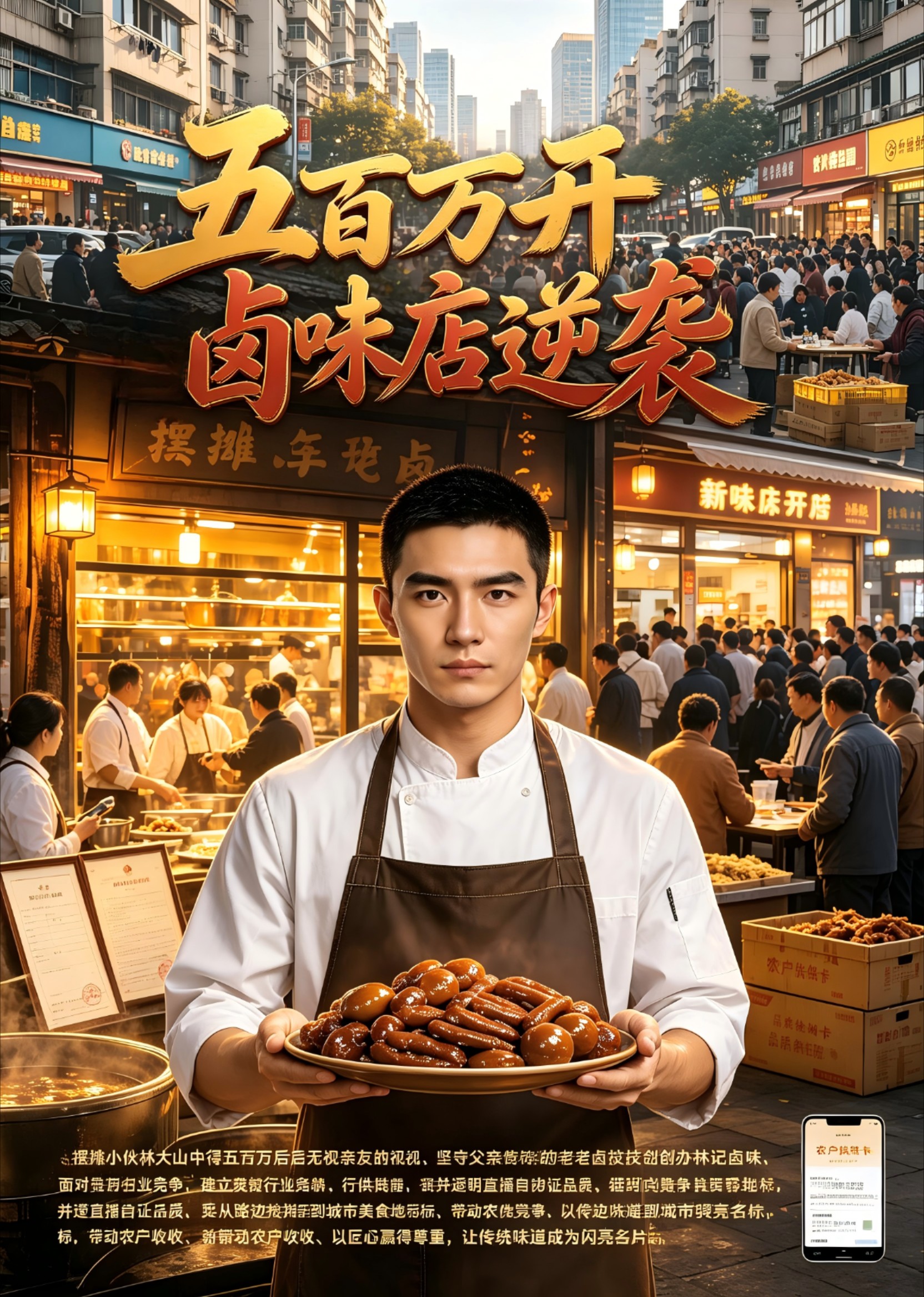 五百万开卤味店逆袭