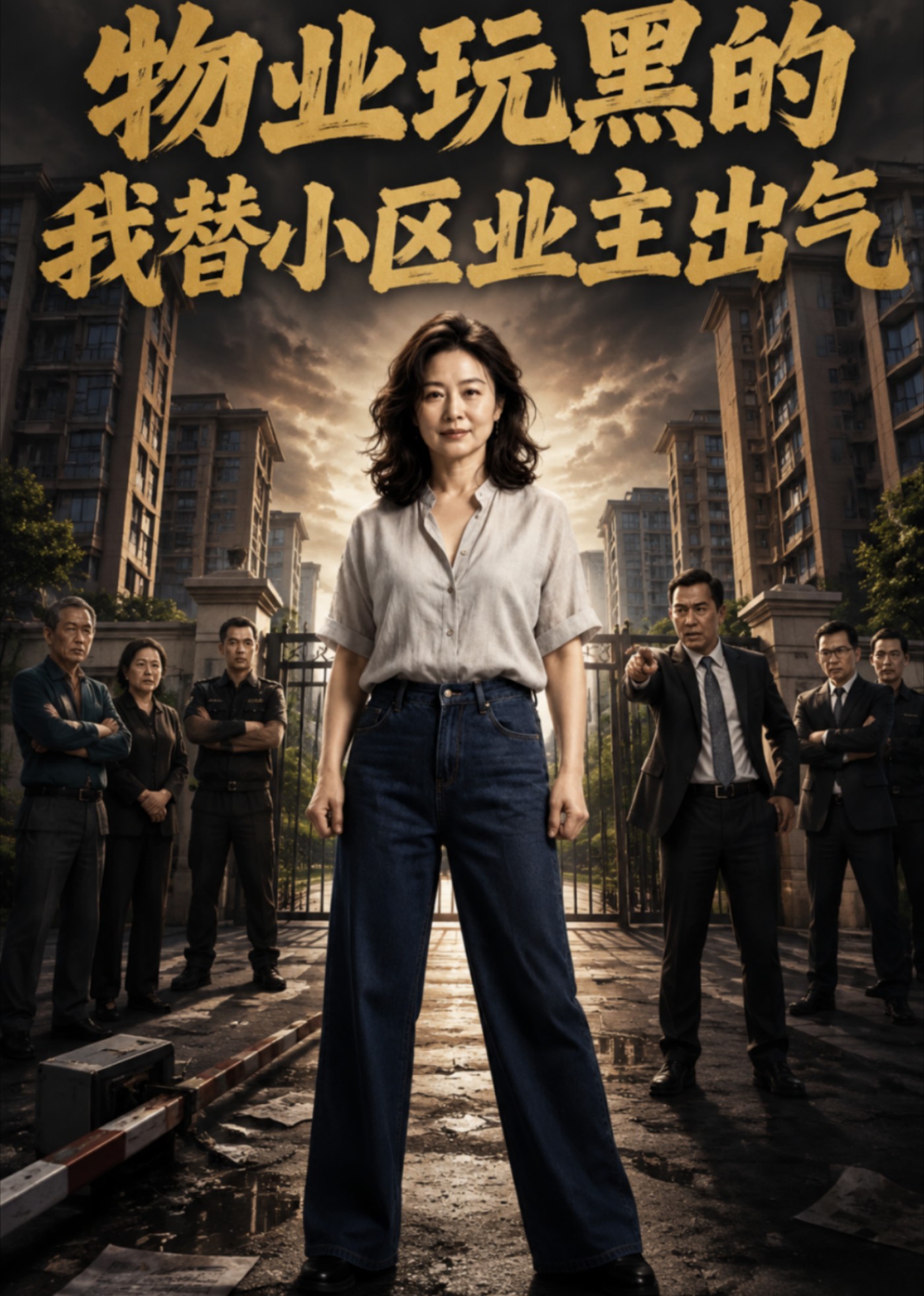 物业玩黑的，我替小区业主出气