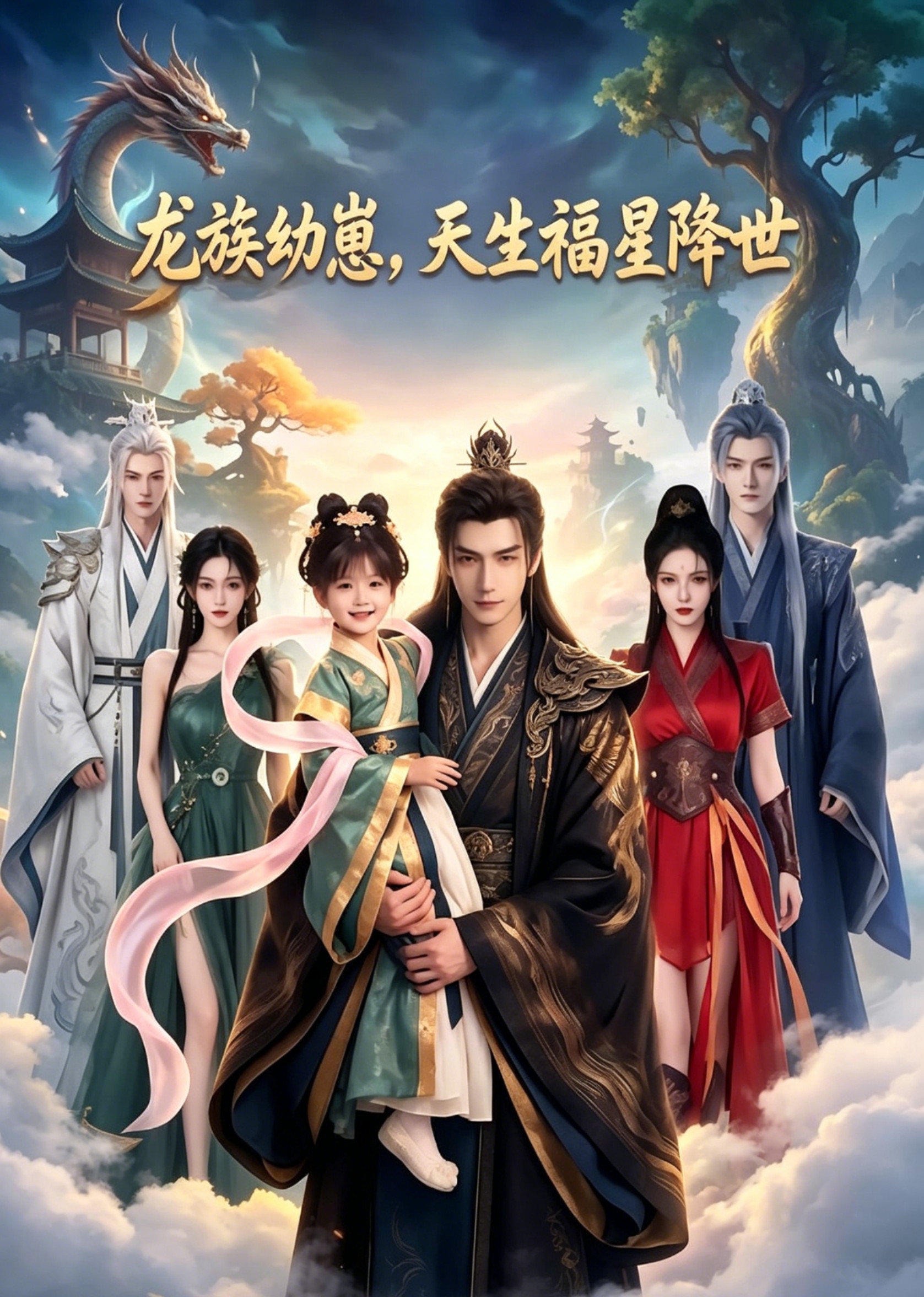 龙族幼崽，天生福星降世
