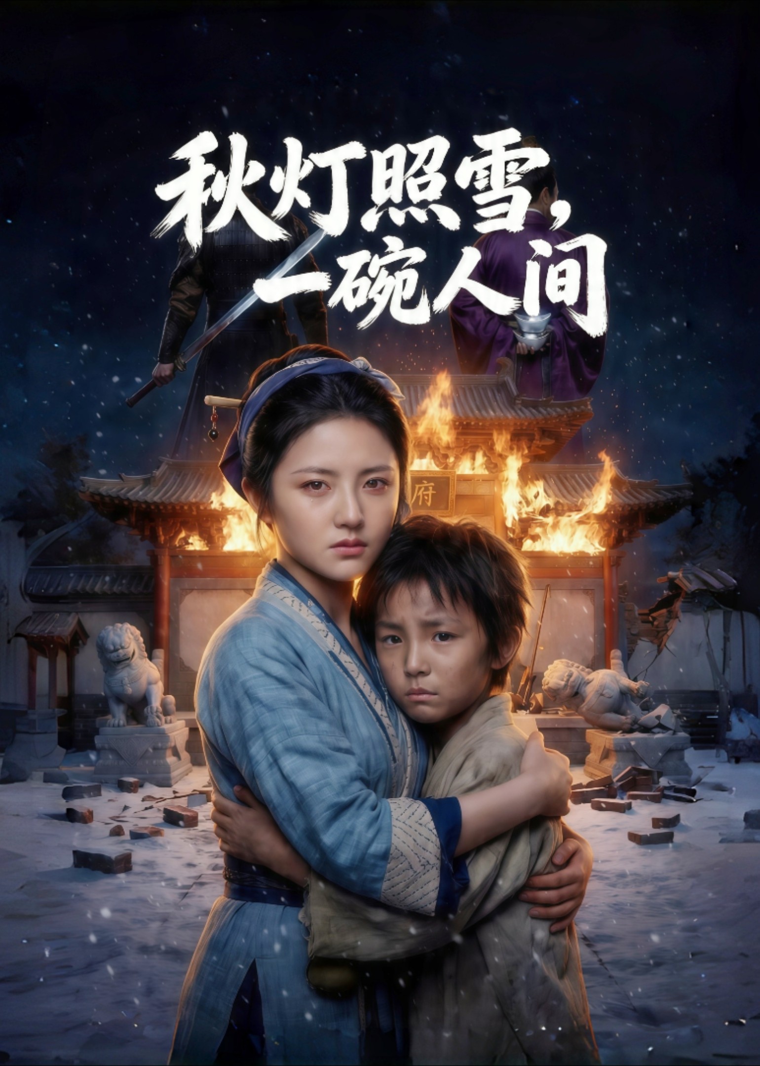 秋灯照雪，一碗人间封面图