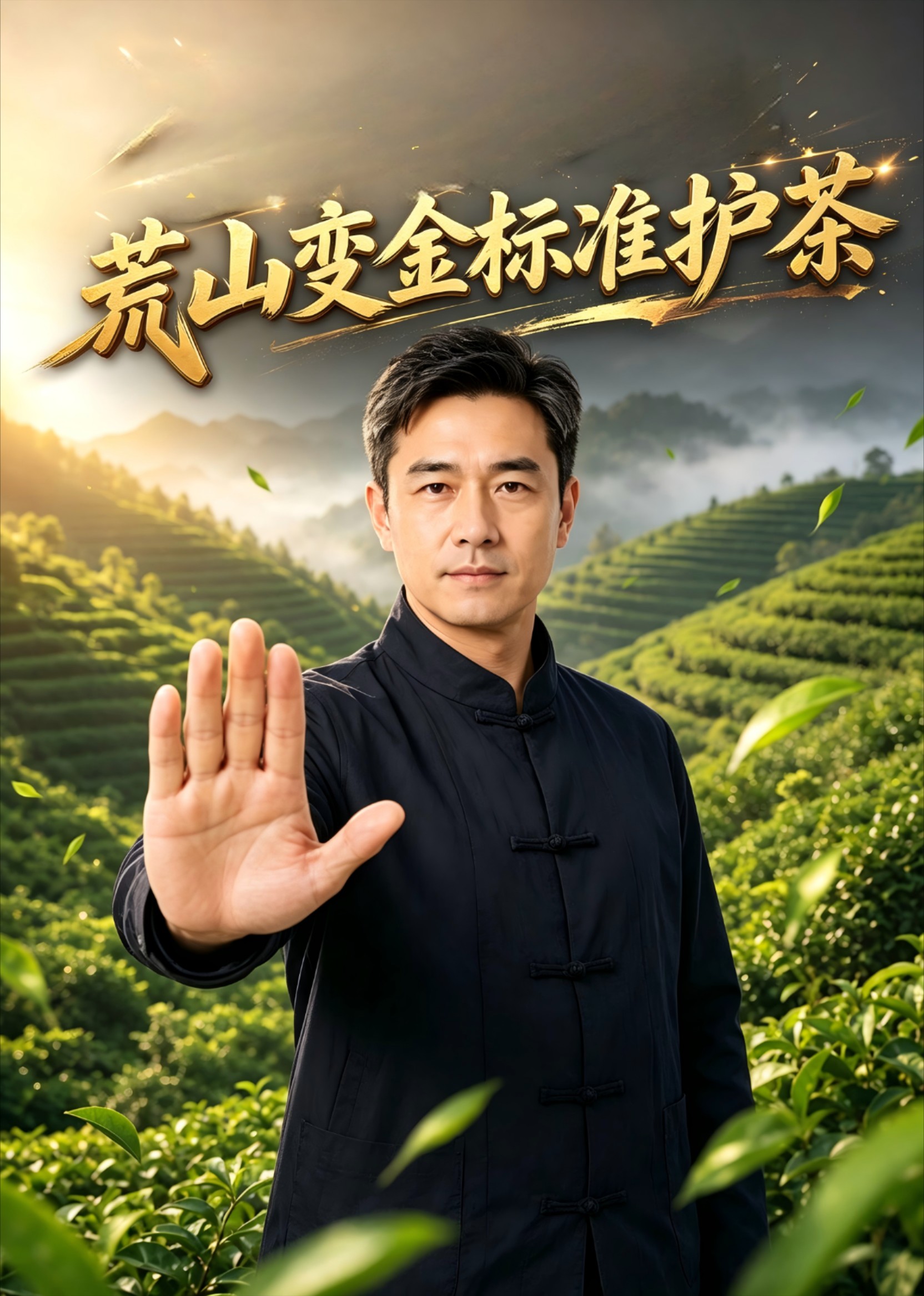 荒山变金标准护茶