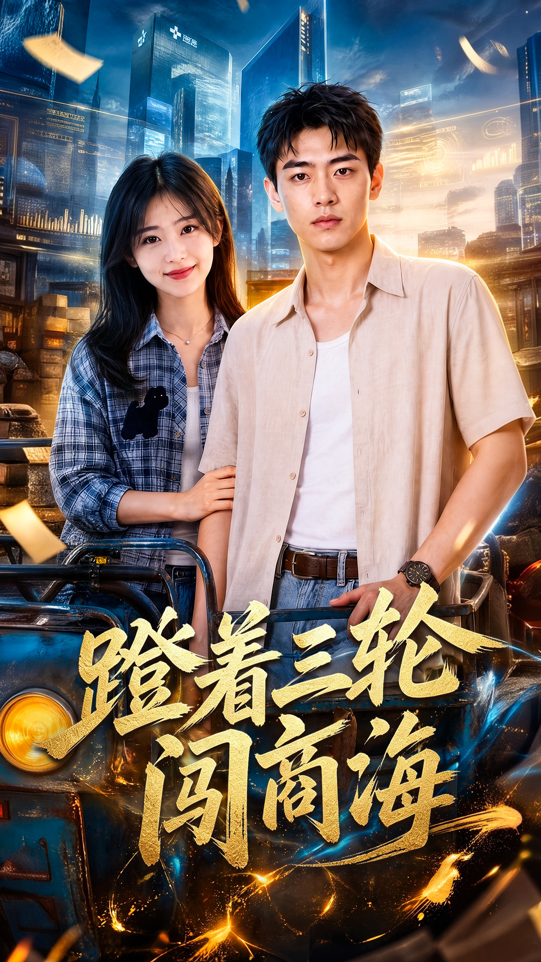 蹬着三轮闯商海封面图