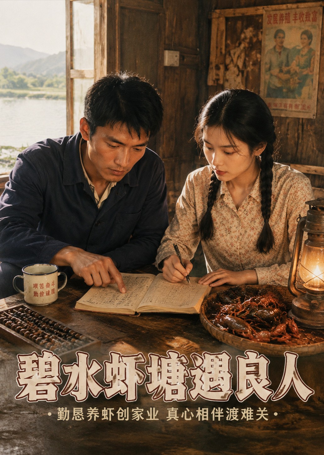 碧水虾塘遇良人