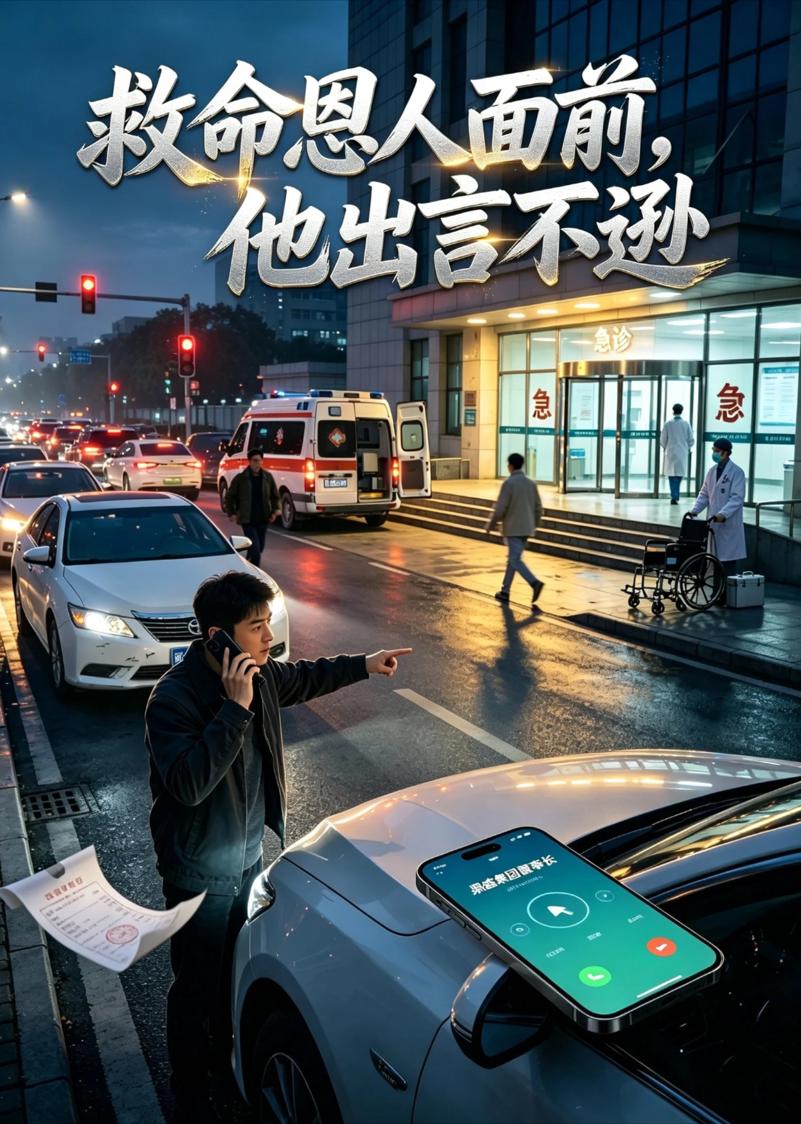 救命恩人面前，他出言不逊