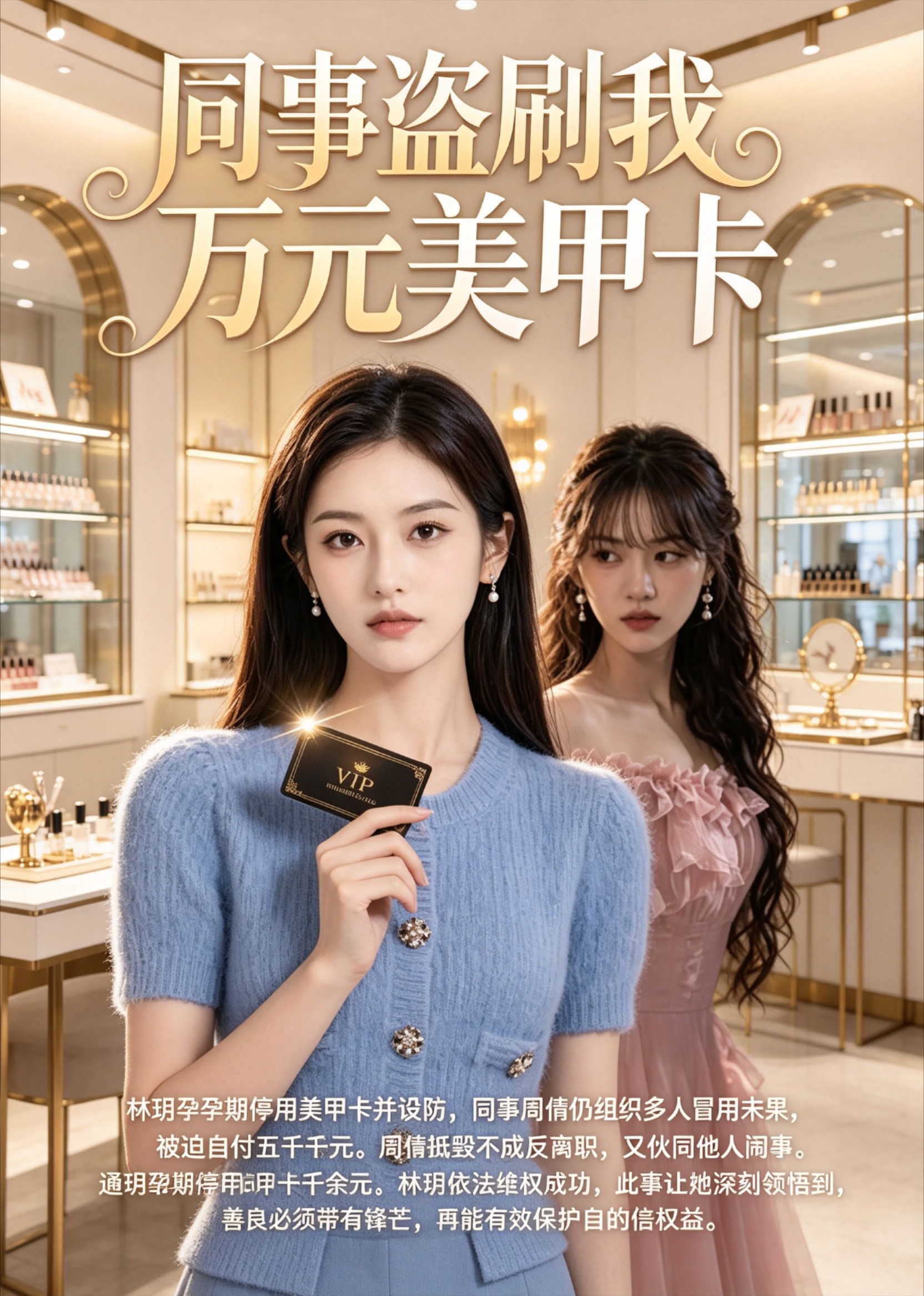 同事盗刷我万元美甲卡