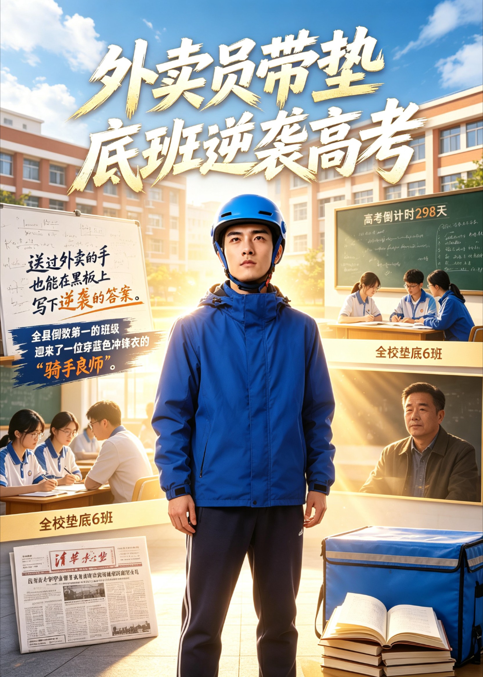 外卖员带垫底班逆袭高考