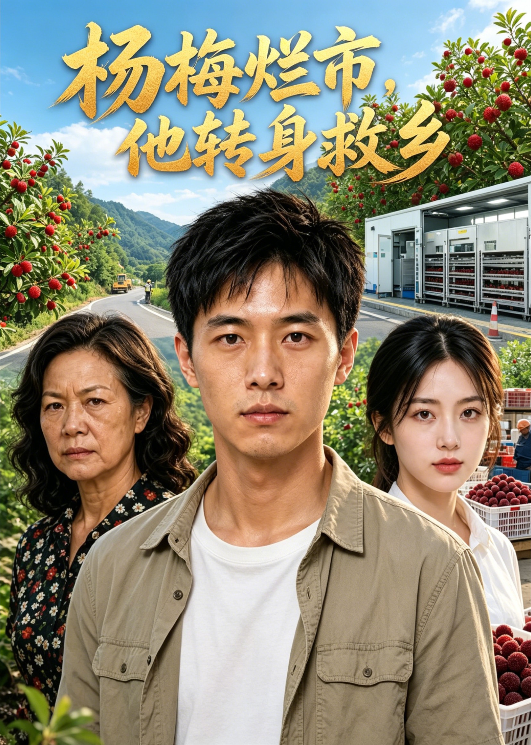 杨梅烂市，他转身救乡