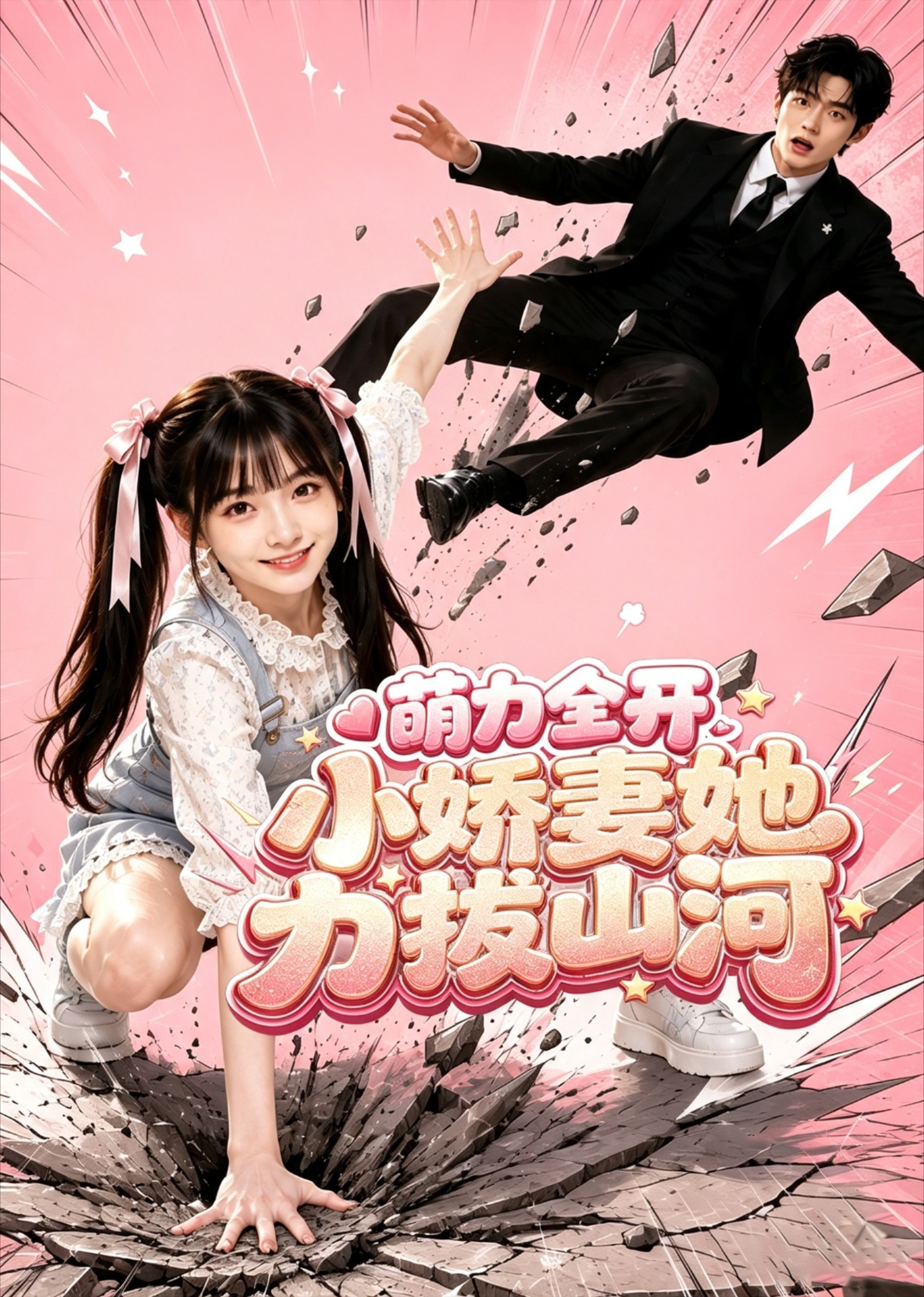 萌力全开：小娇妻她力拔山河封面图