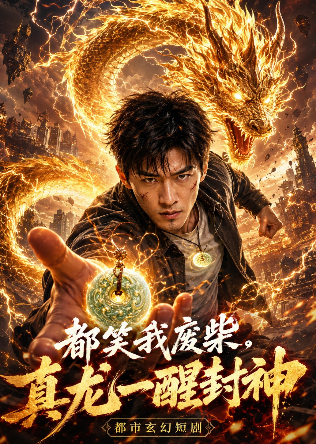 都笑我废柴，真龙一醒封神封面图