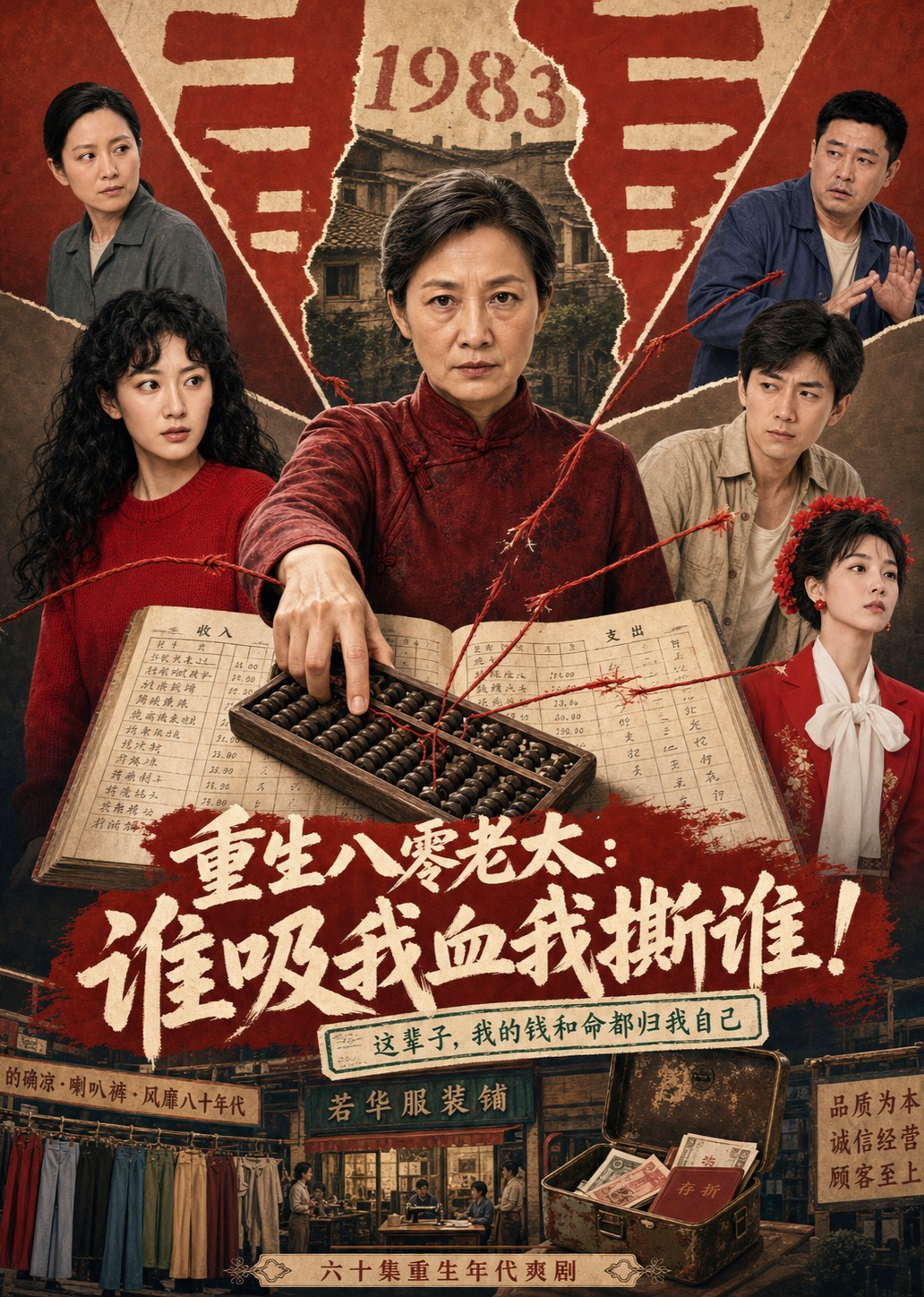 重生八零老太：谁吸我血我撕谁！封面图