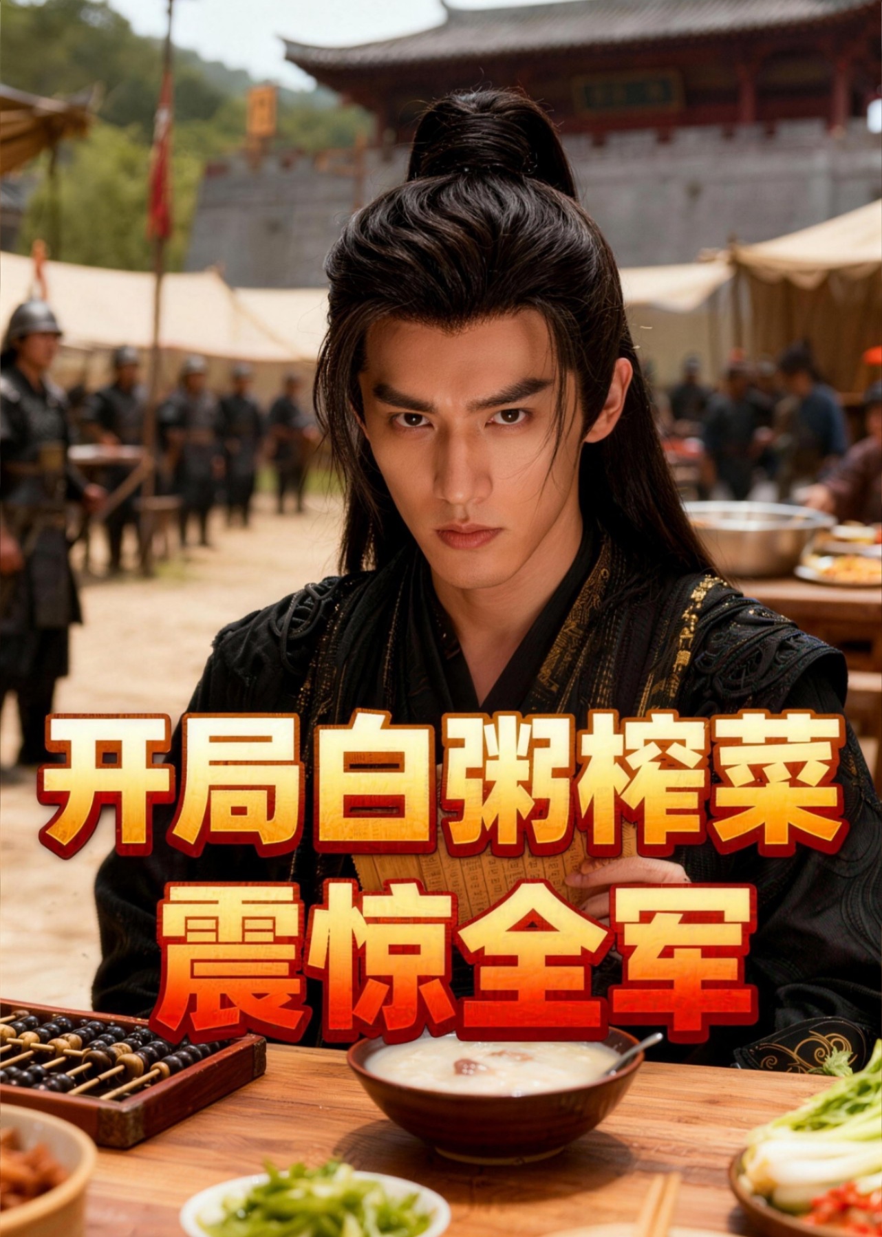 开局白粥榨菜，震惊全军封面图