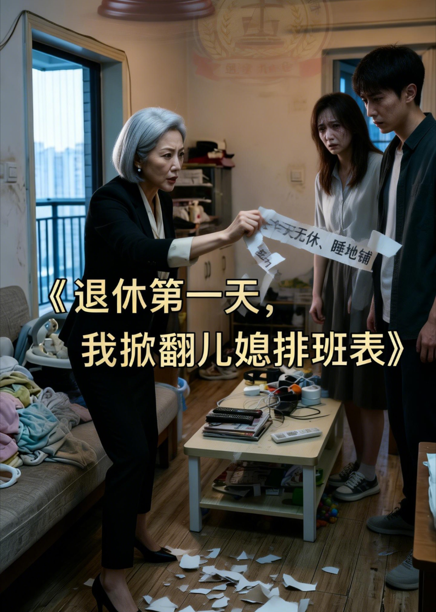 退休第一天，我掀翻儿媳排班表封面图