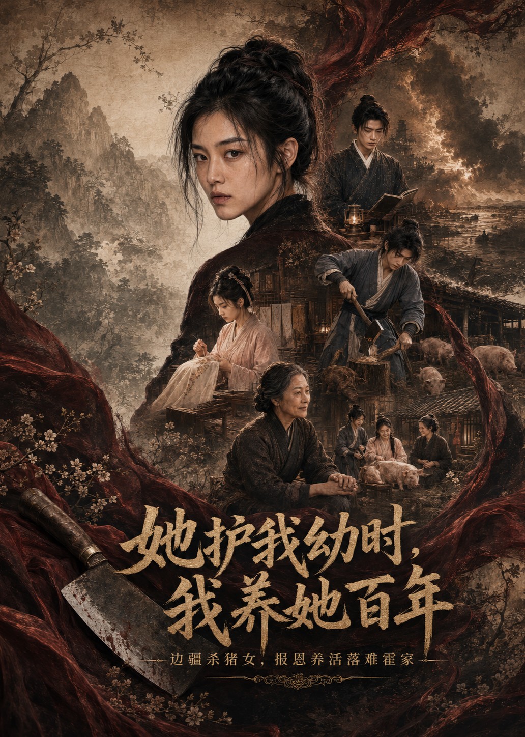 她护我幼时我养她百年