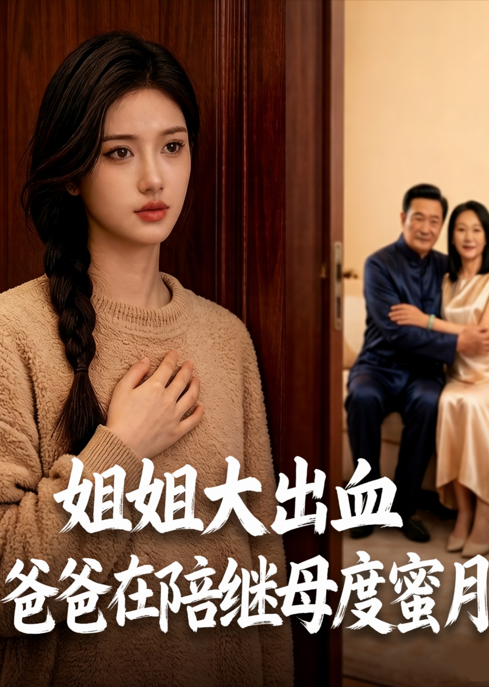 姐姐大出血时，爸爸在陪继母度蜜月
