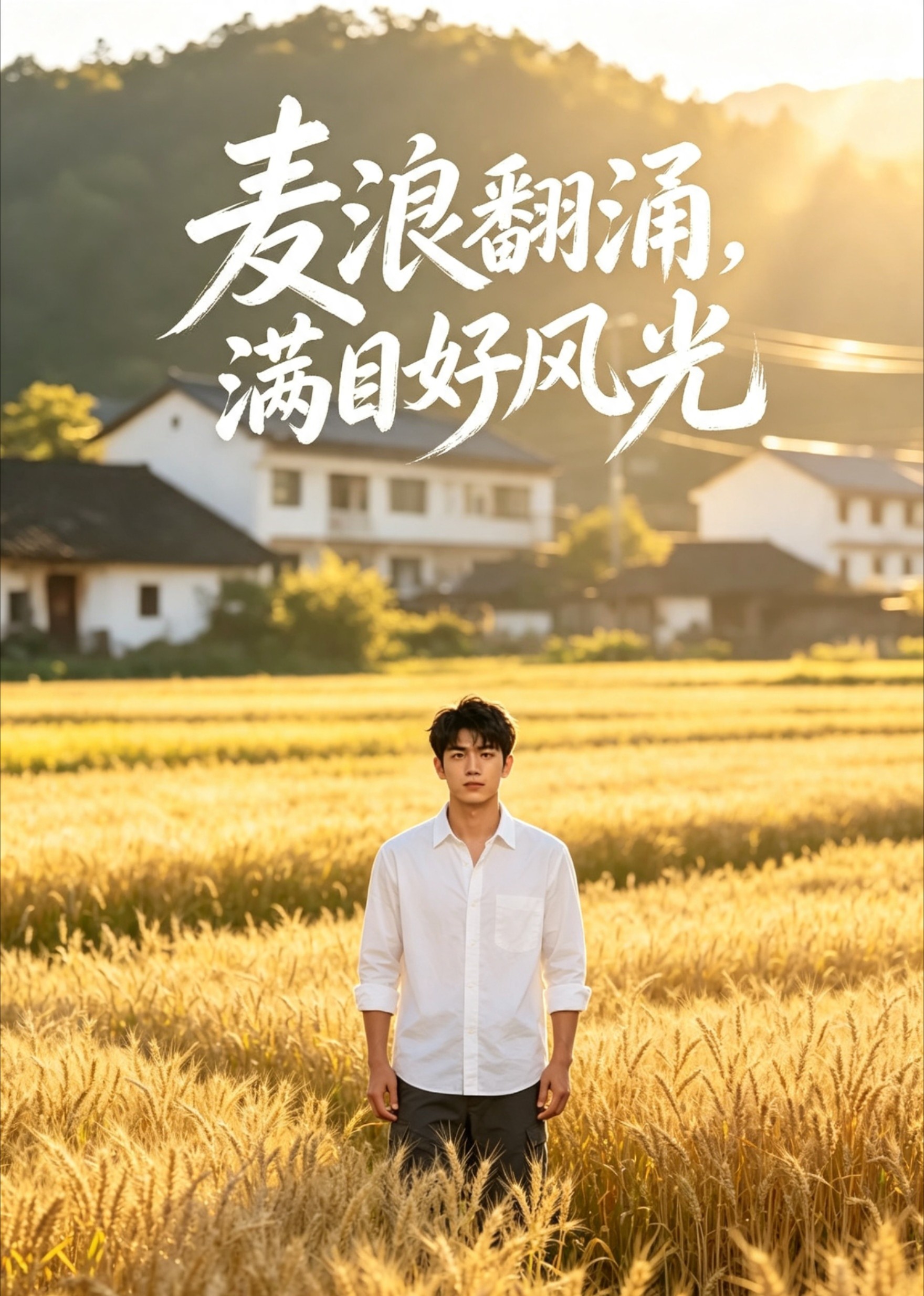 麦浪翻涌，满目好风光