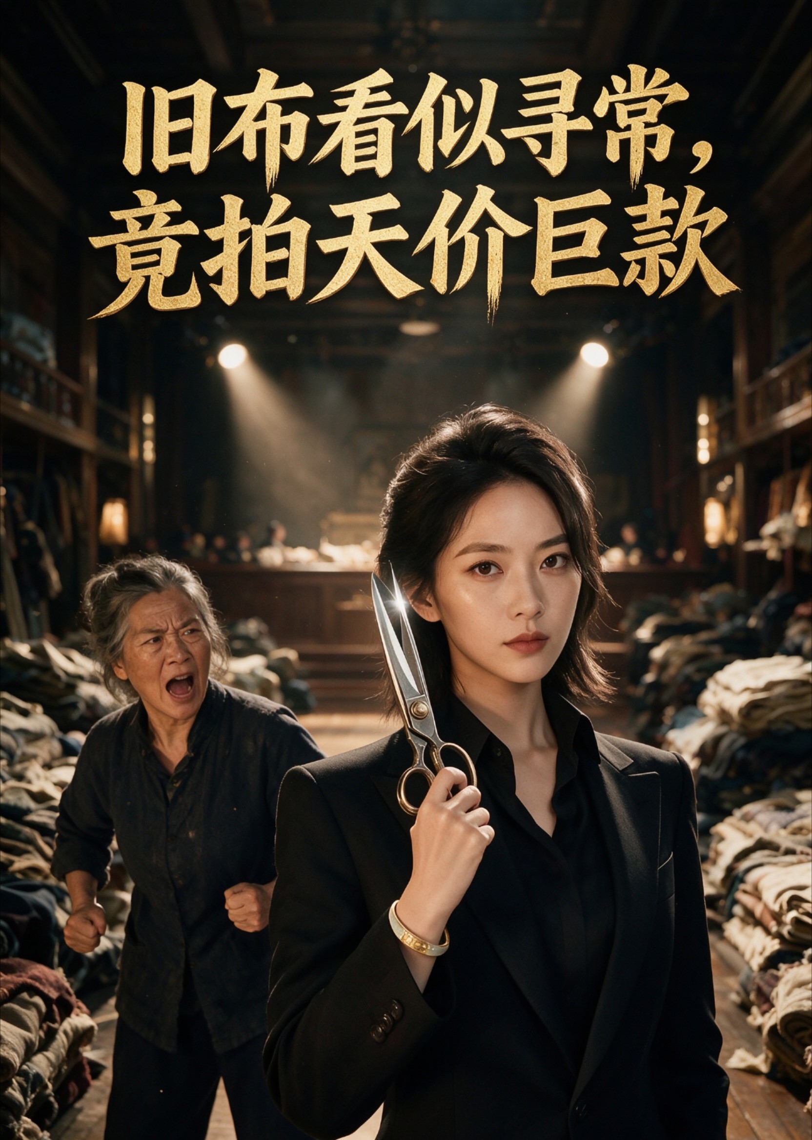 旧布看似寻常，竟拍天价巨款