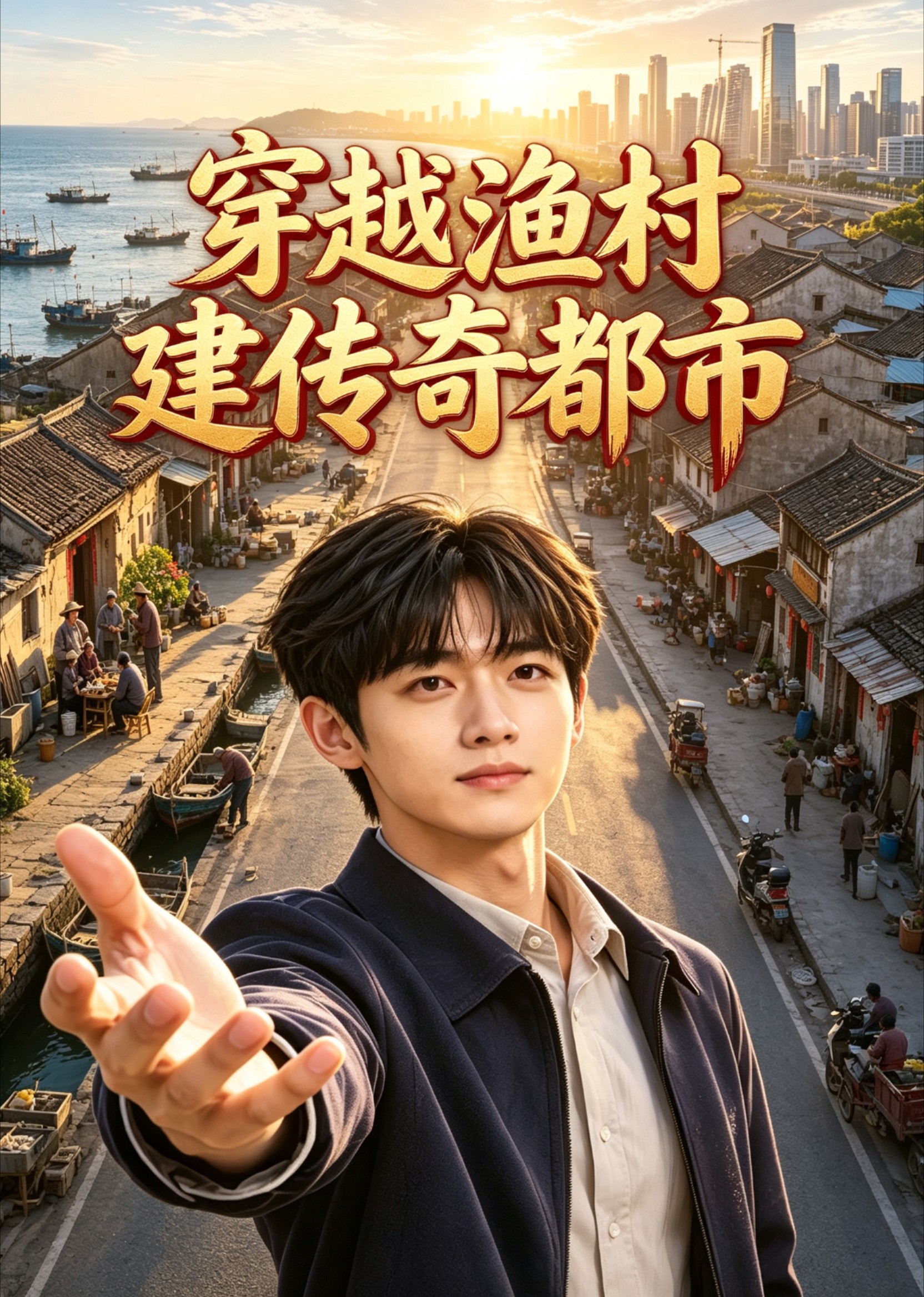 穿越渔村建传奇都市封面图