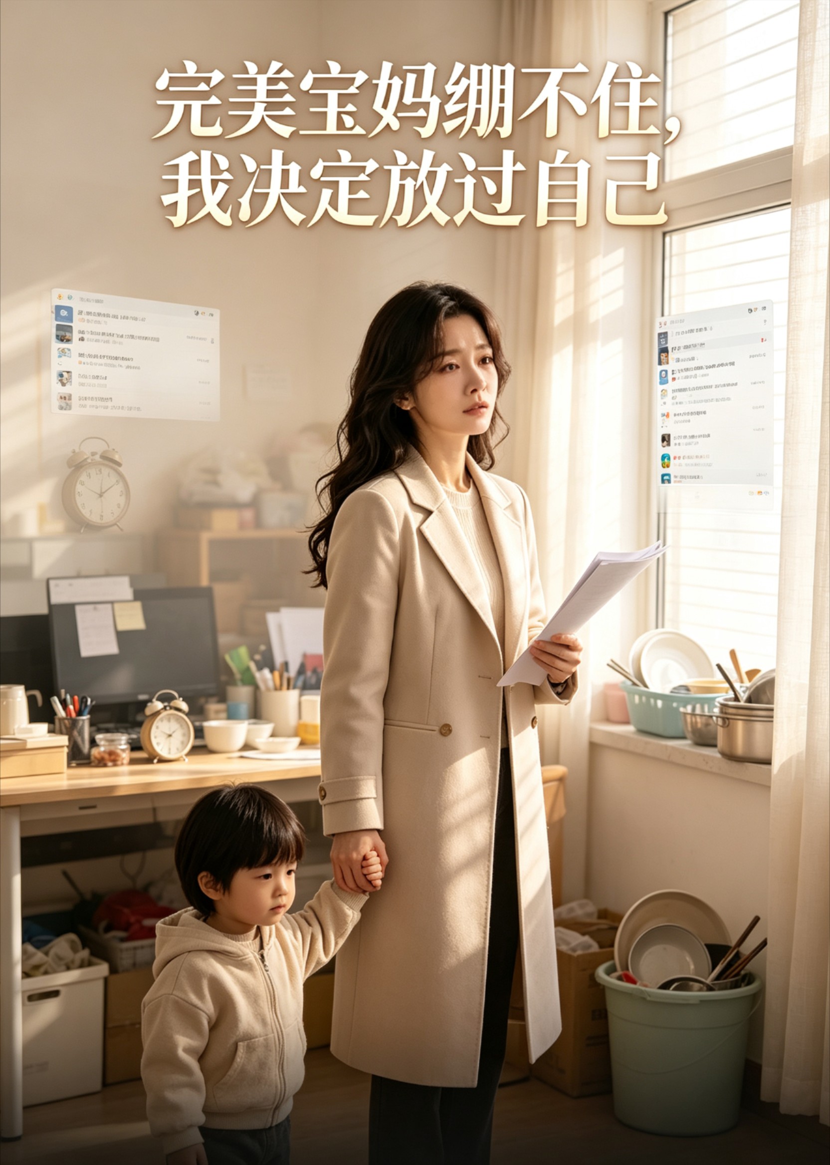 完美宝妈绷不住，我决定放过自己封面图