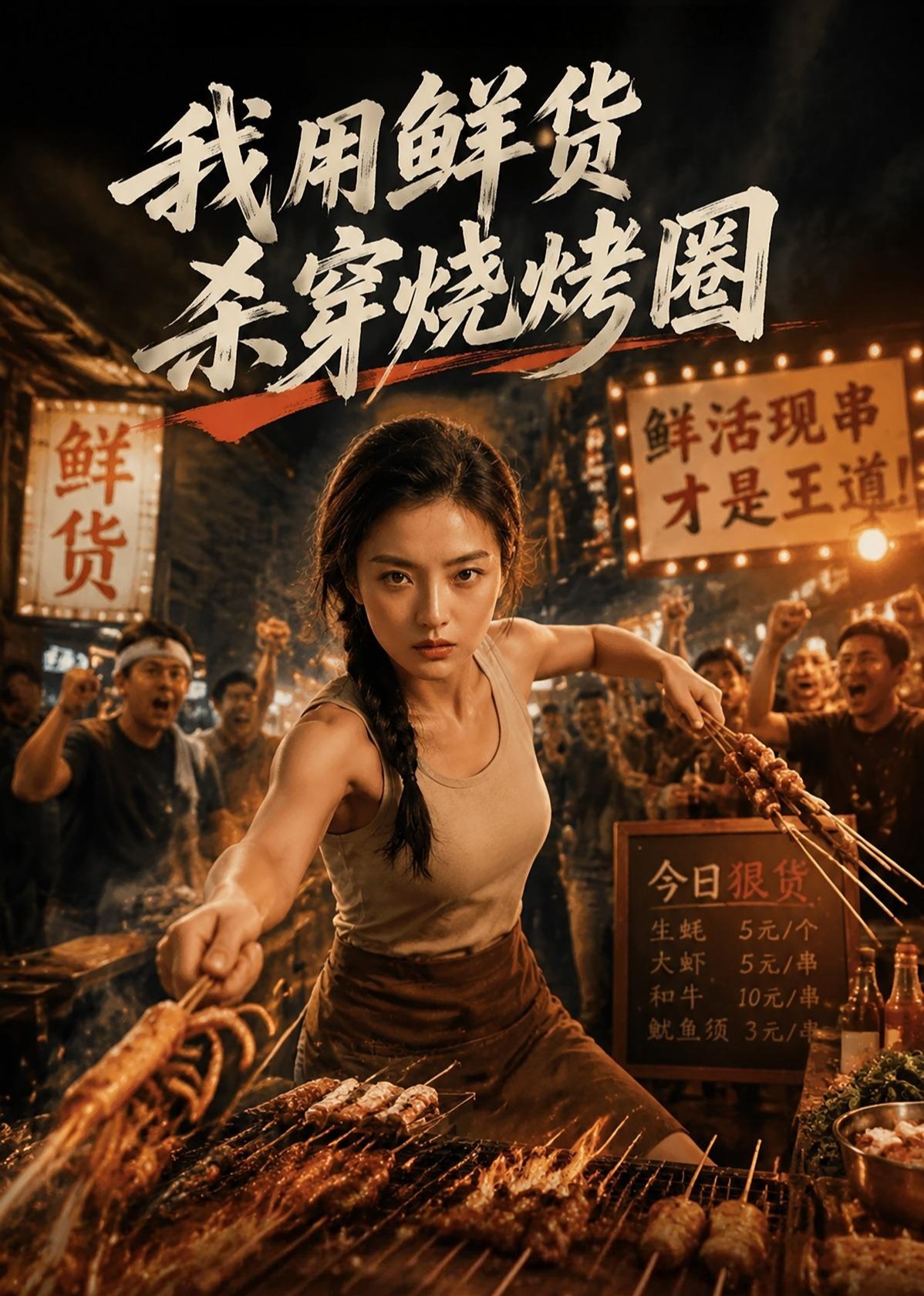 我用鲜货杀穿烧烤圈