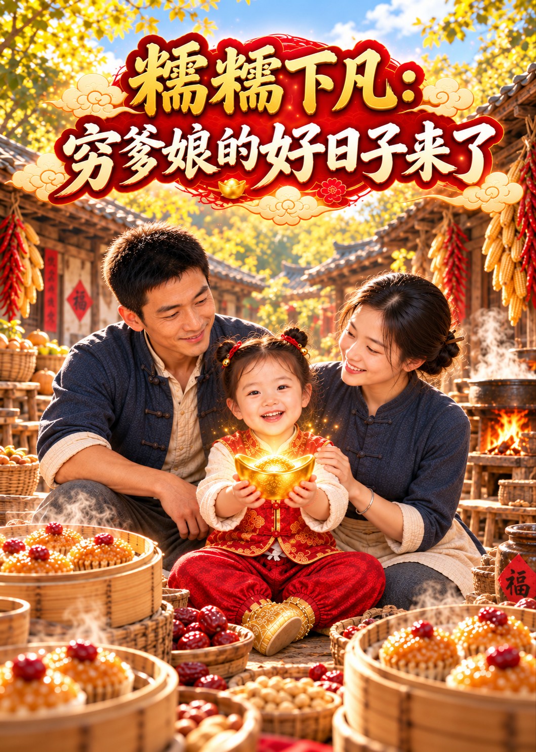 糯糯下凡：穷爹娘的好日子来了封面图
