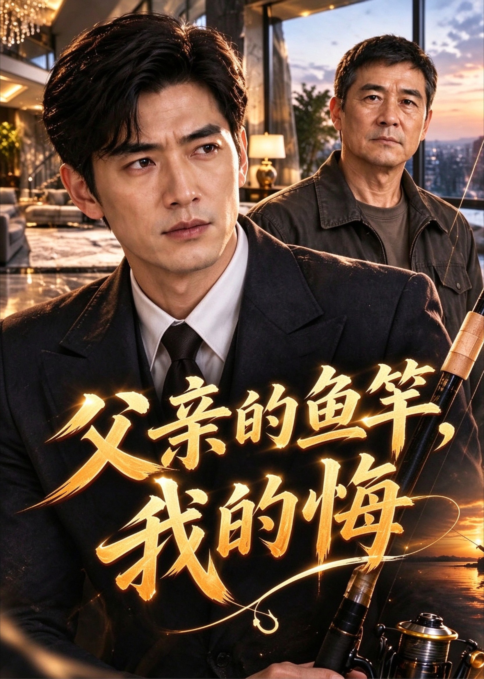 父亲的鱼竿，我的悔封面图