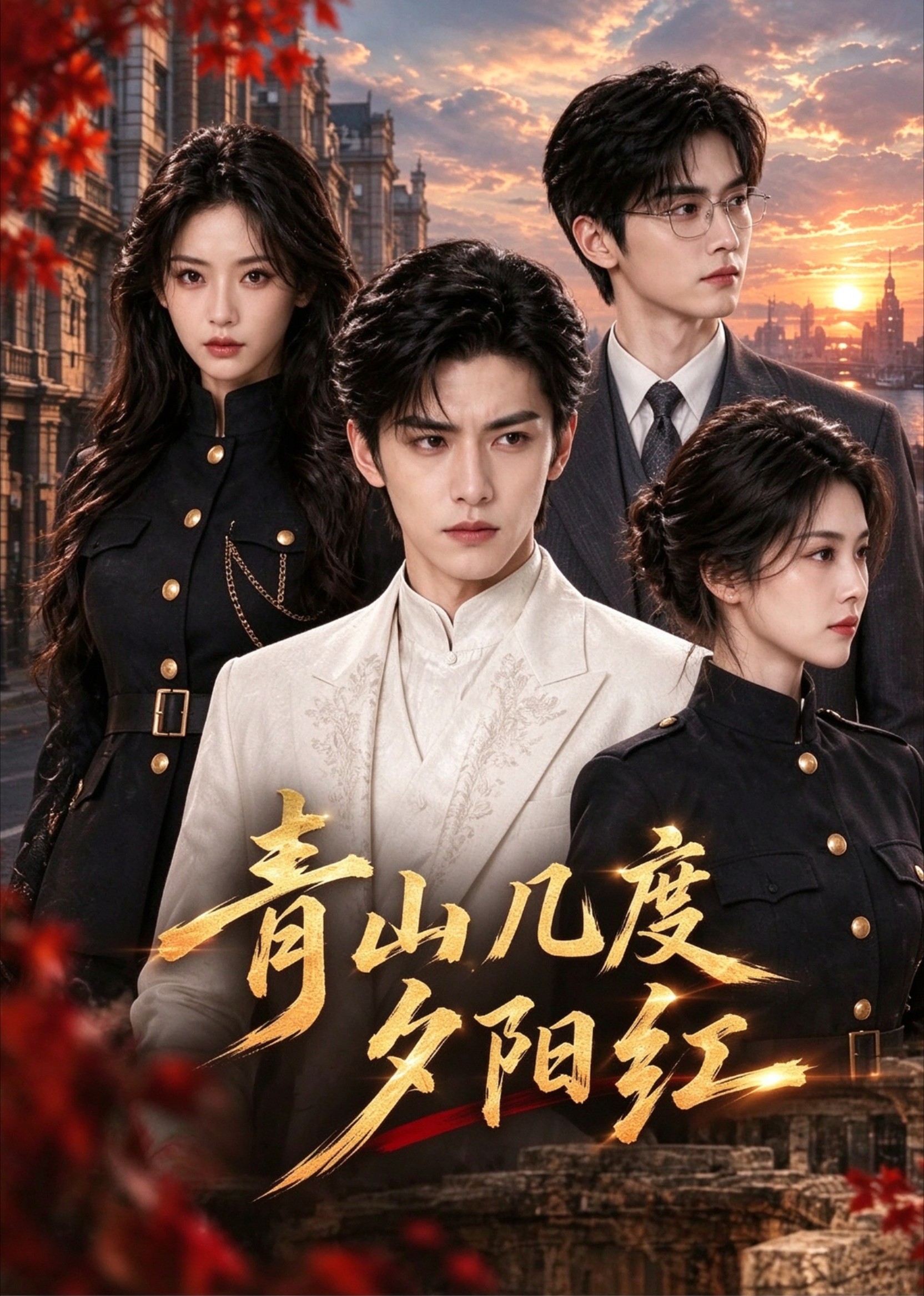 青山几度夕阳红封面图