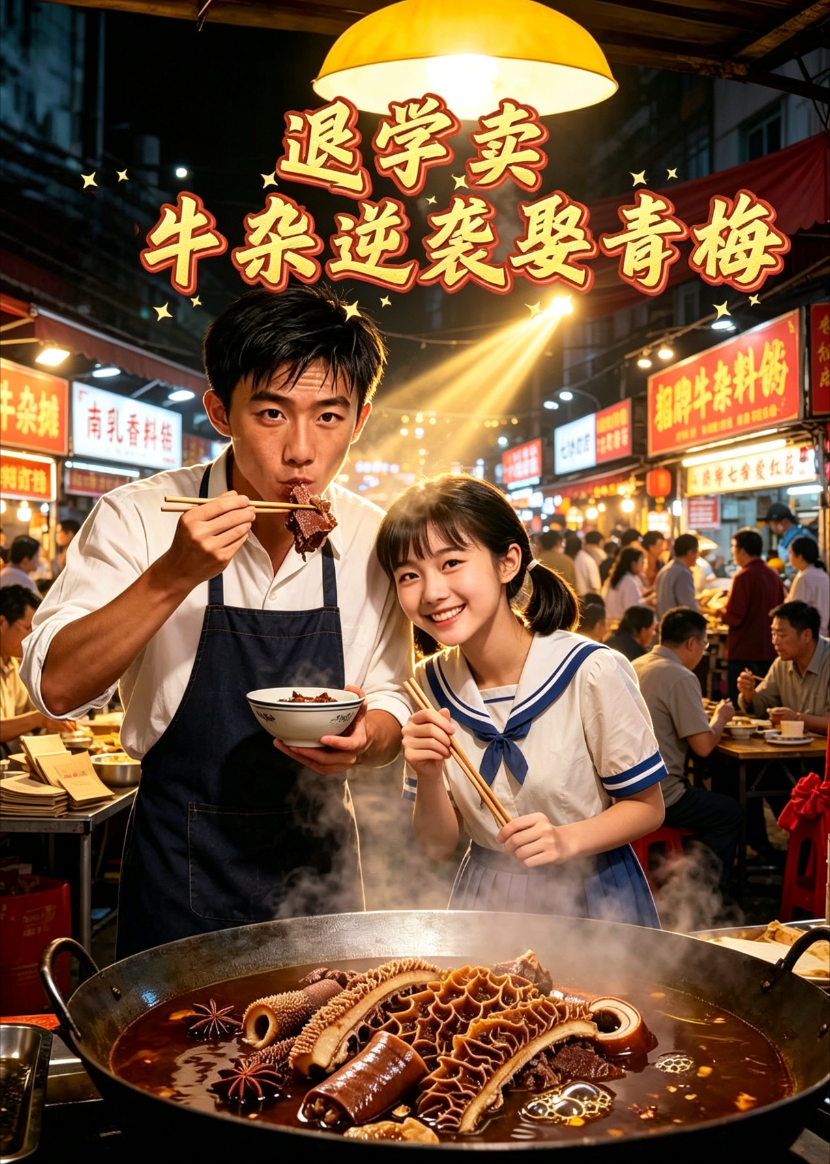 退学卖牛杂逆袭娶青梅