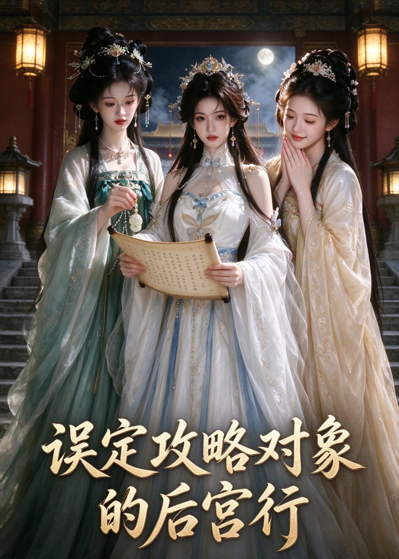 误定攻略对象的后宫行封面图