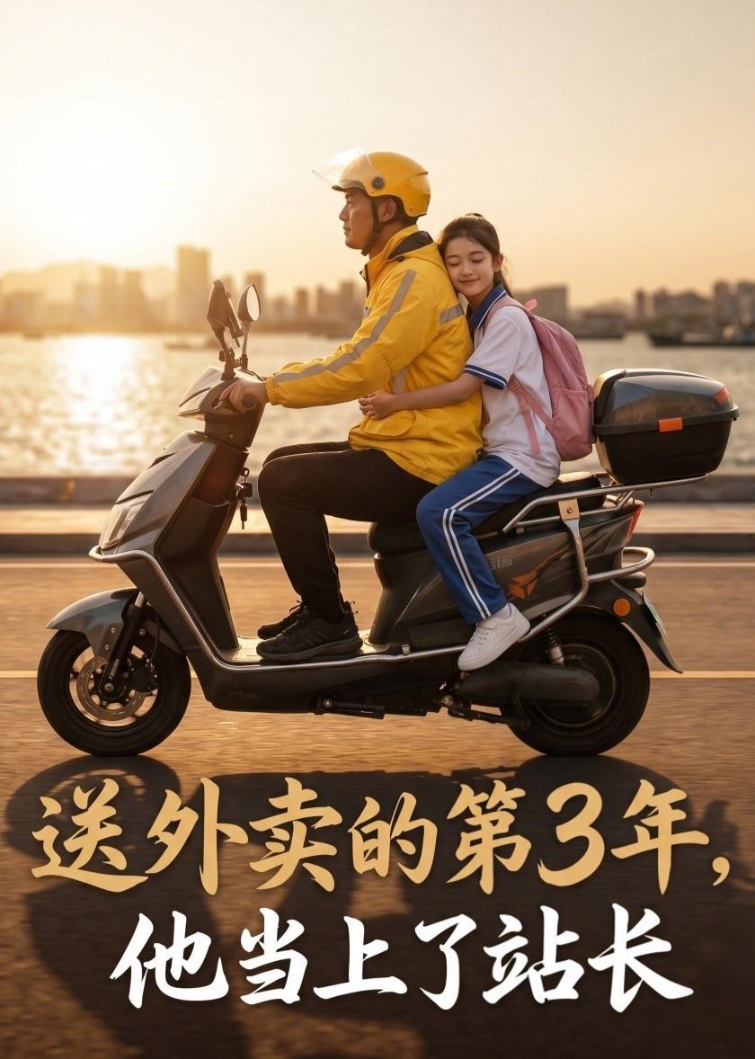 送外卖的第3年，他当上了站长