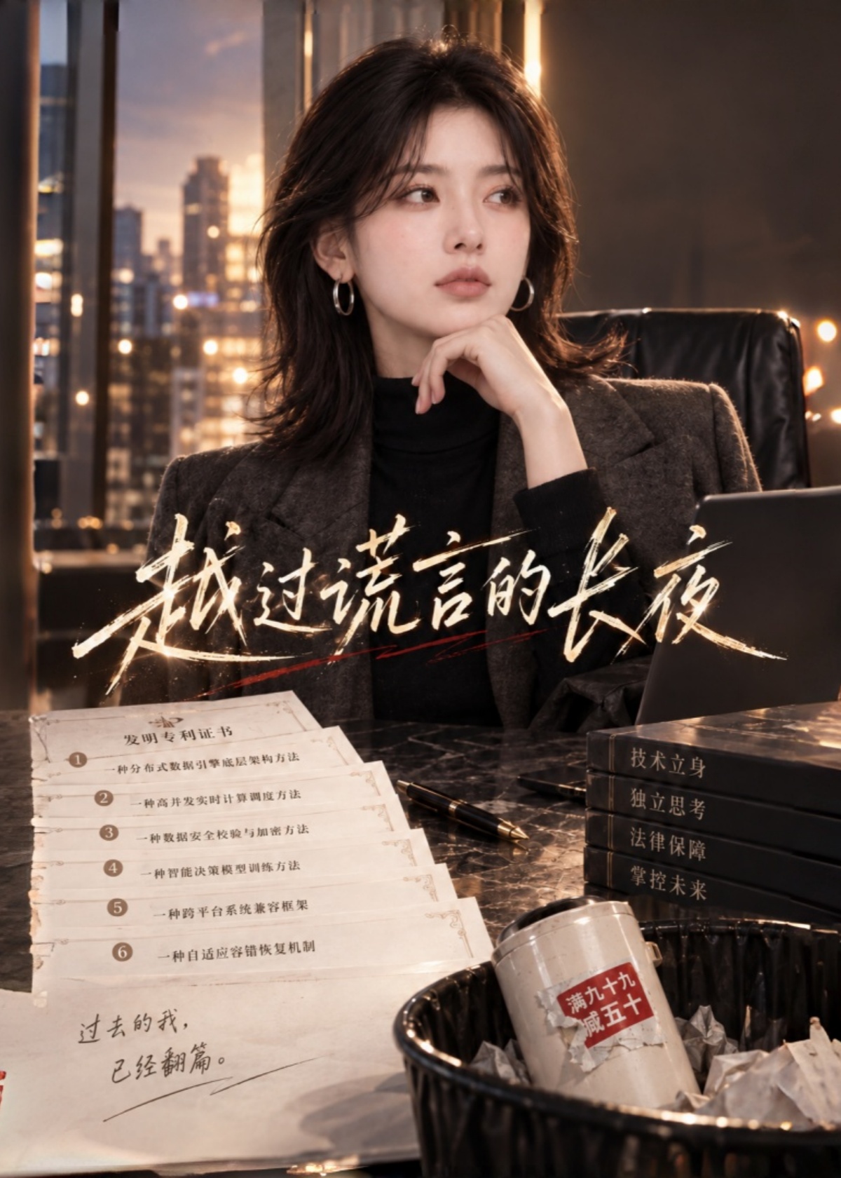 越过谎言的长夜封面图