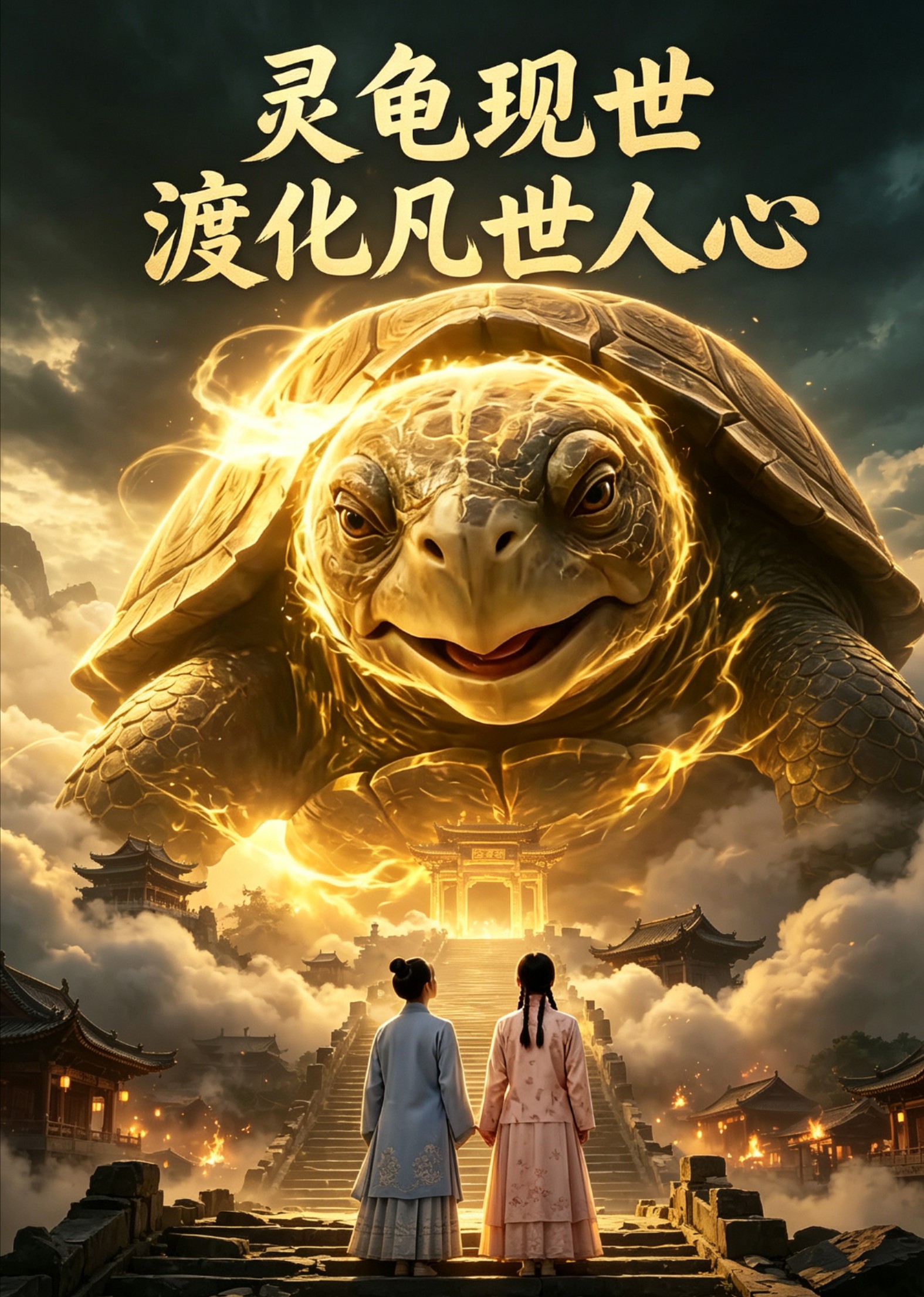 灵龟现世渡化凡世人心