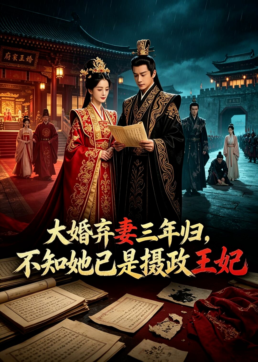 大婚弃妻三年归，不知她已是摄政王妃